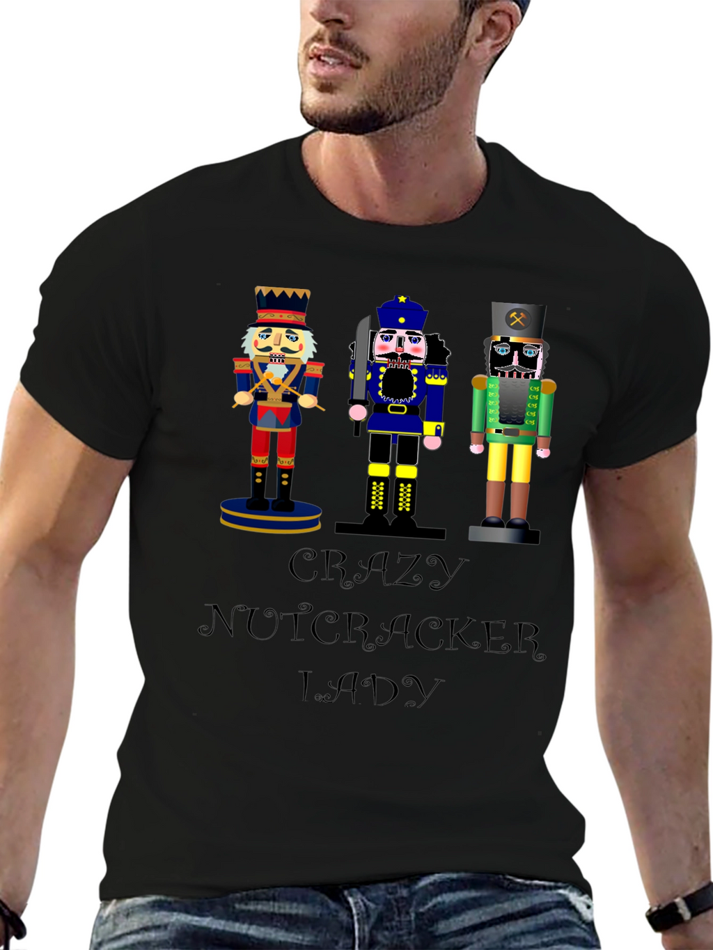 Nutcracker Lady Black T-Shirt