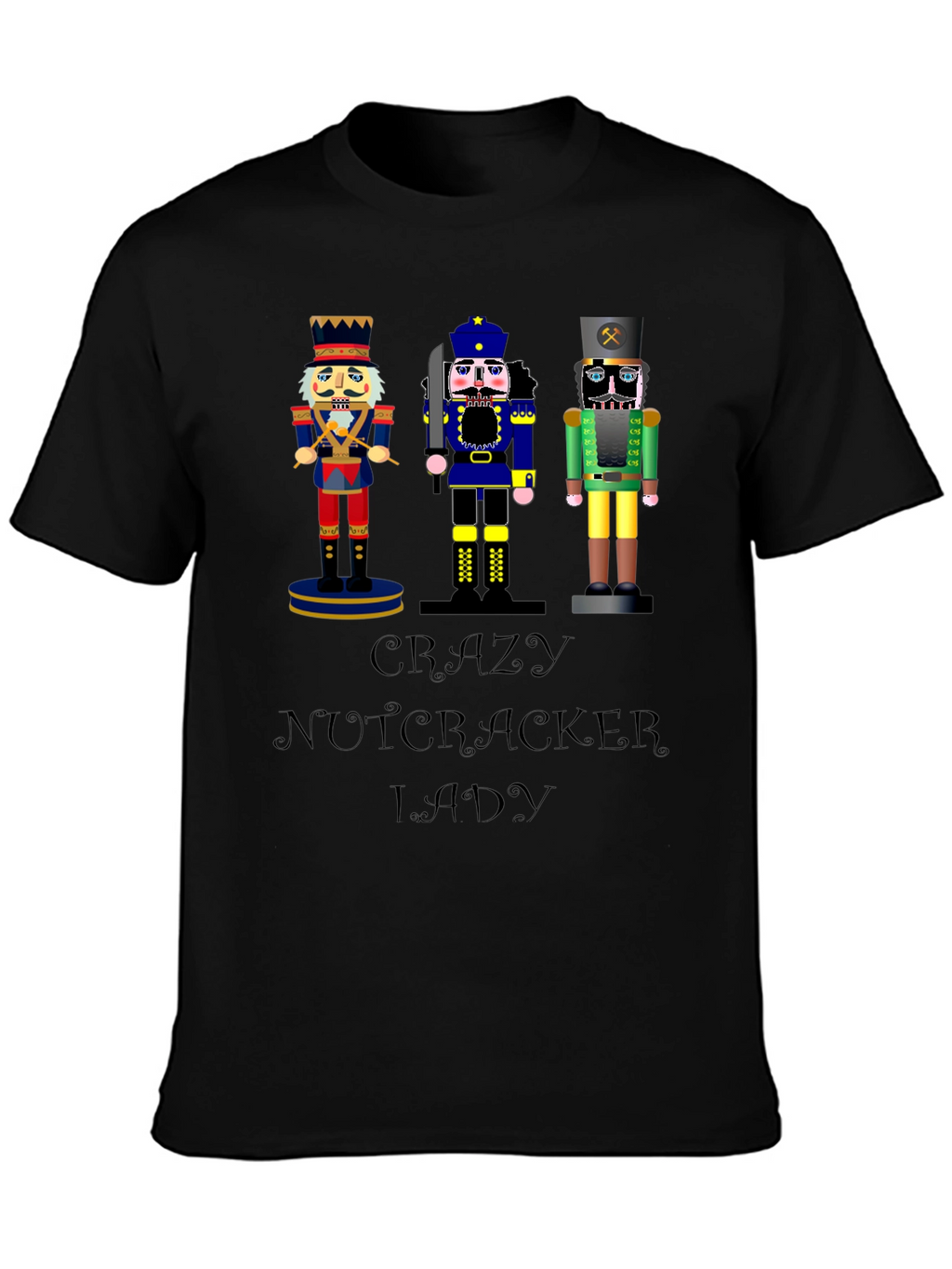 Nutcracker Lady Black T-Shirt