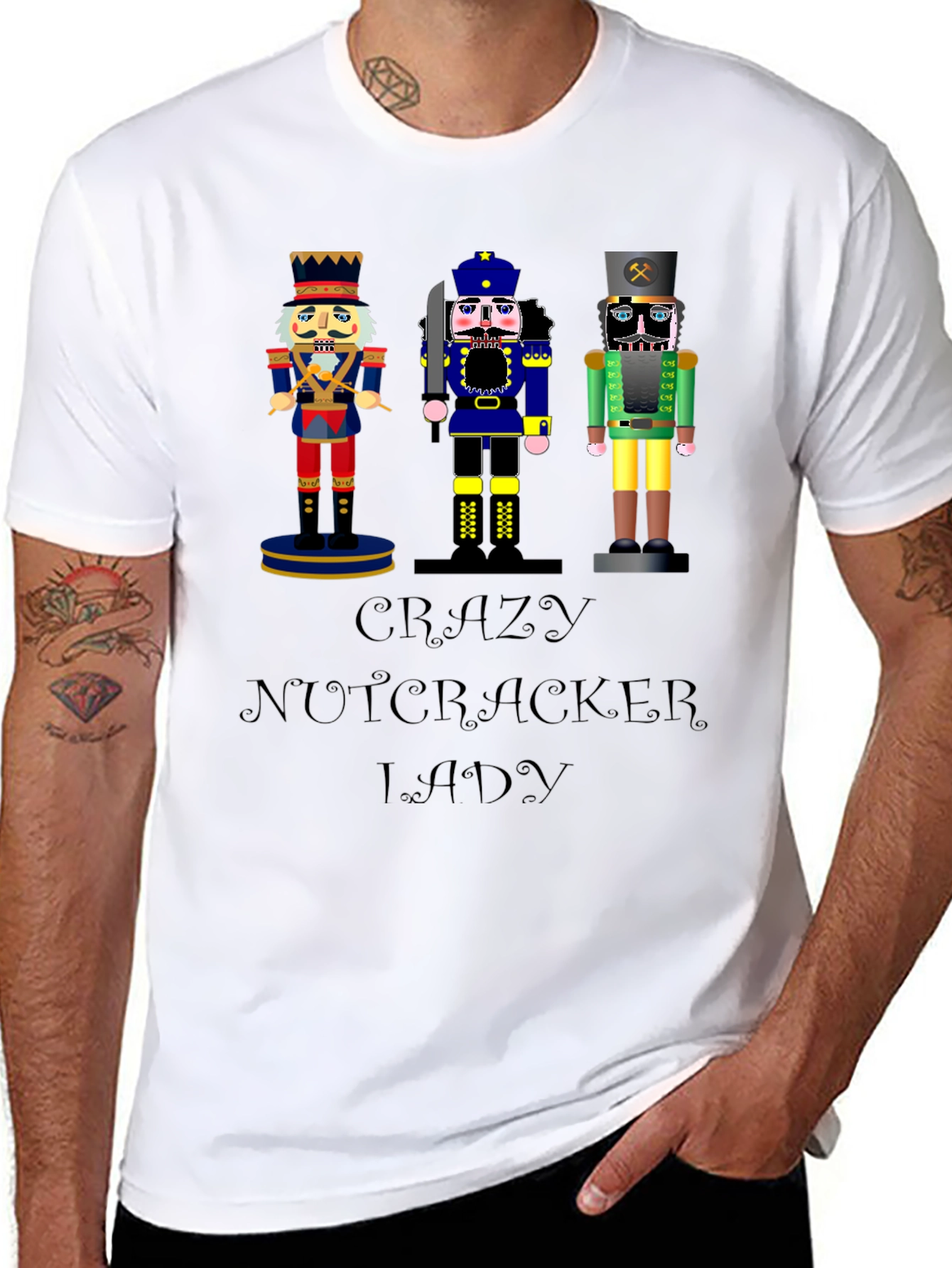 Nutcracker Lady Black T-Shirt