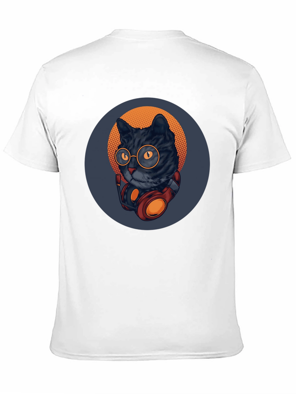Cool Cat Tee: Retro DJ Style