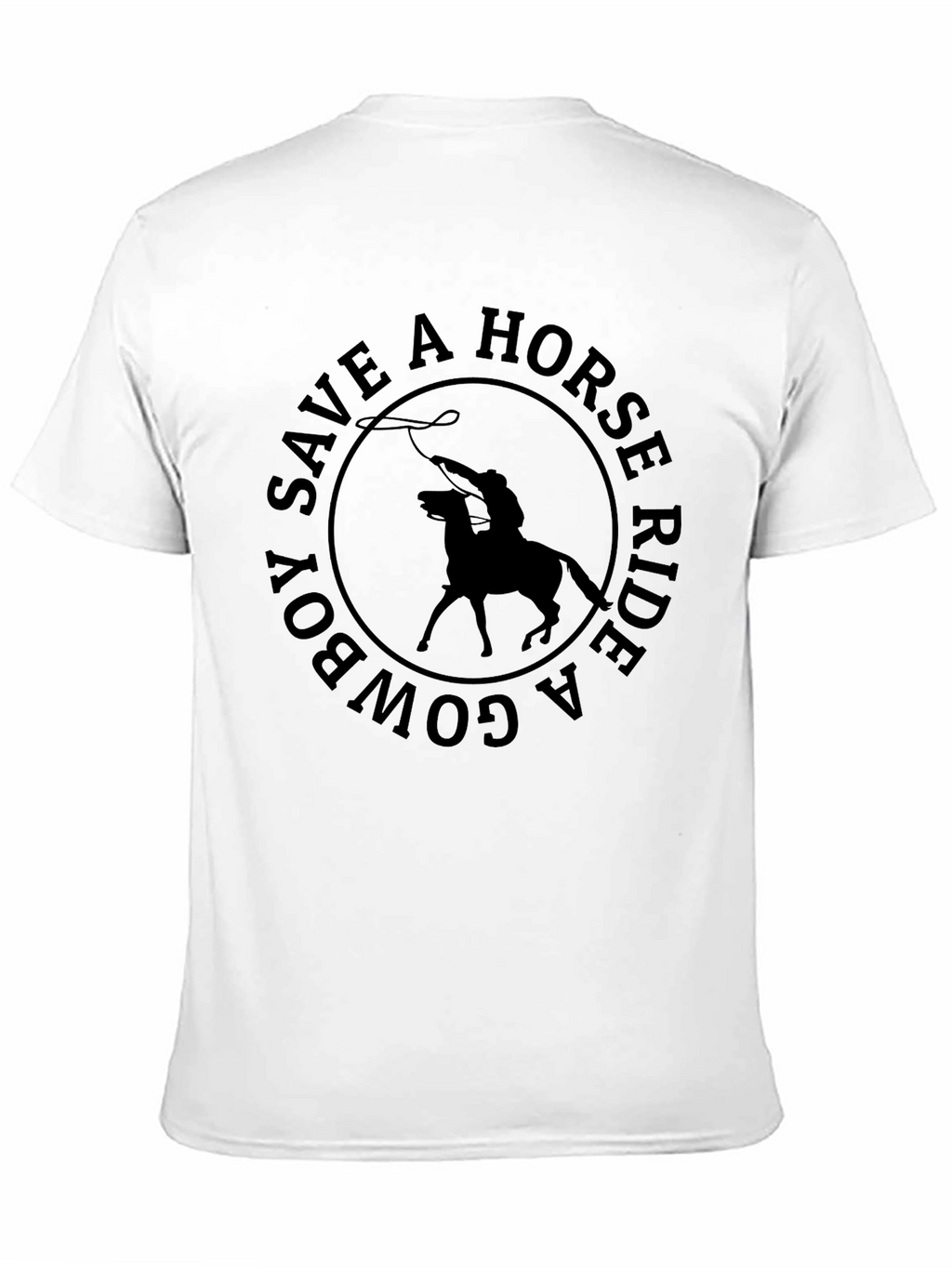 Save a Horse Ride a Cowboy Graphic T-Shirt