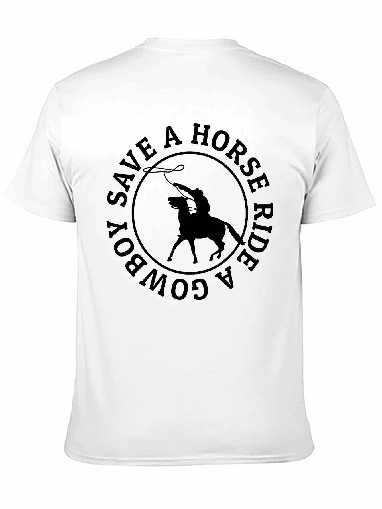 Save a Horse Ride a Cowboy Graphic T-Shirt