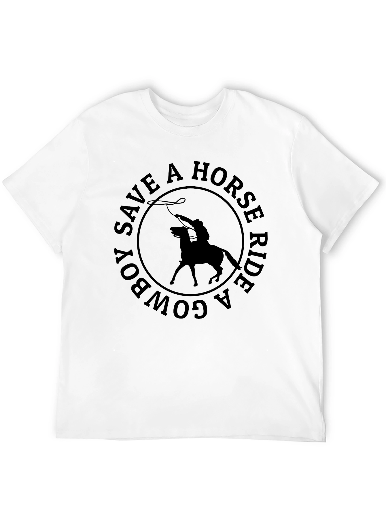 Save a Horse Ride a Cowboy Graphic T-Shirt
