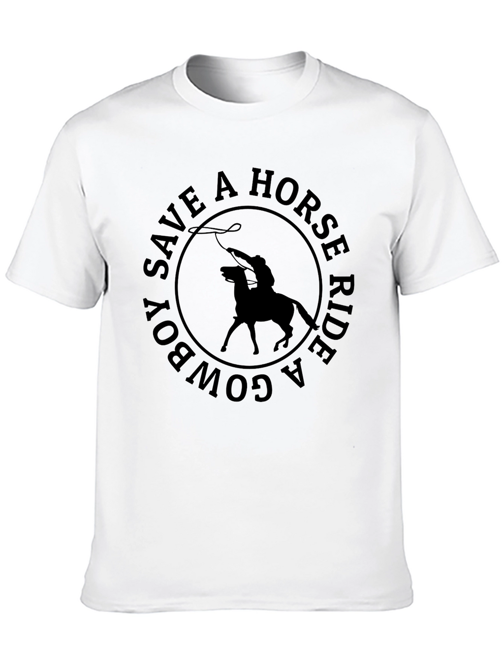 Save a Horse Ride a Cowboy Graphic T-Shirt