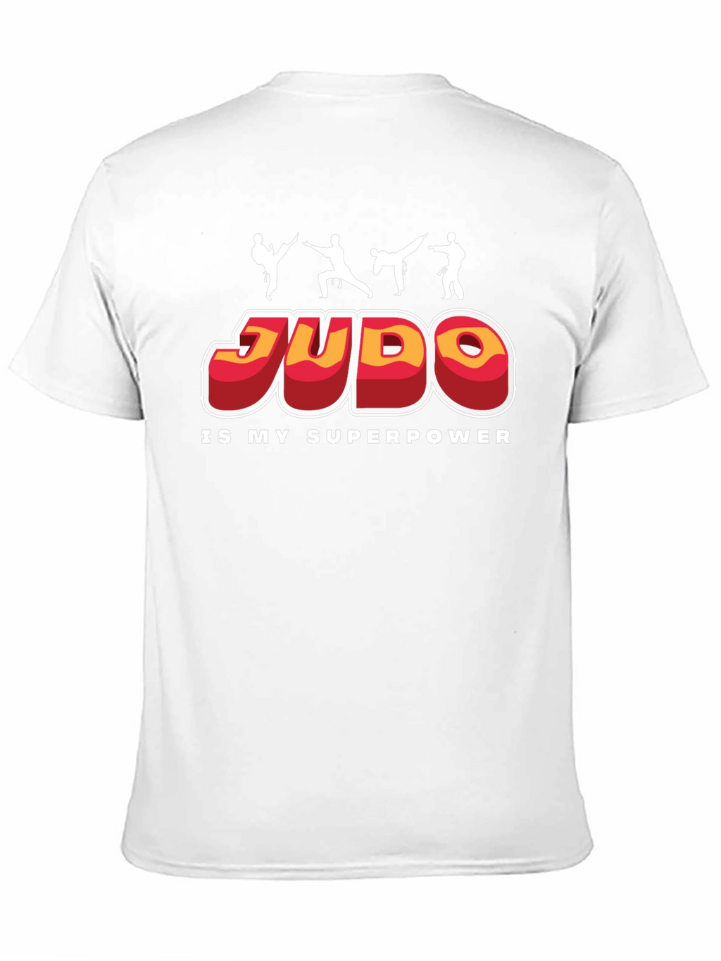 Judo Is My Superpower Black Graphic T-Shirt