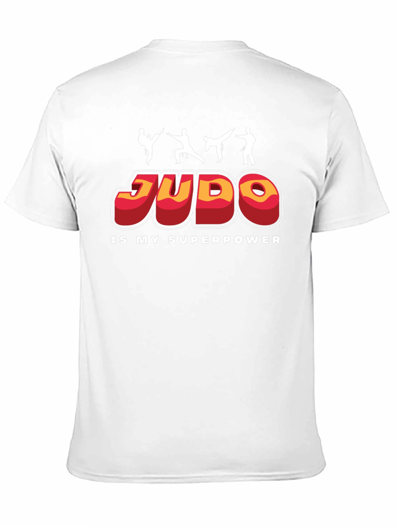 Judo Is My Superpower Black Graphic T-Shirt