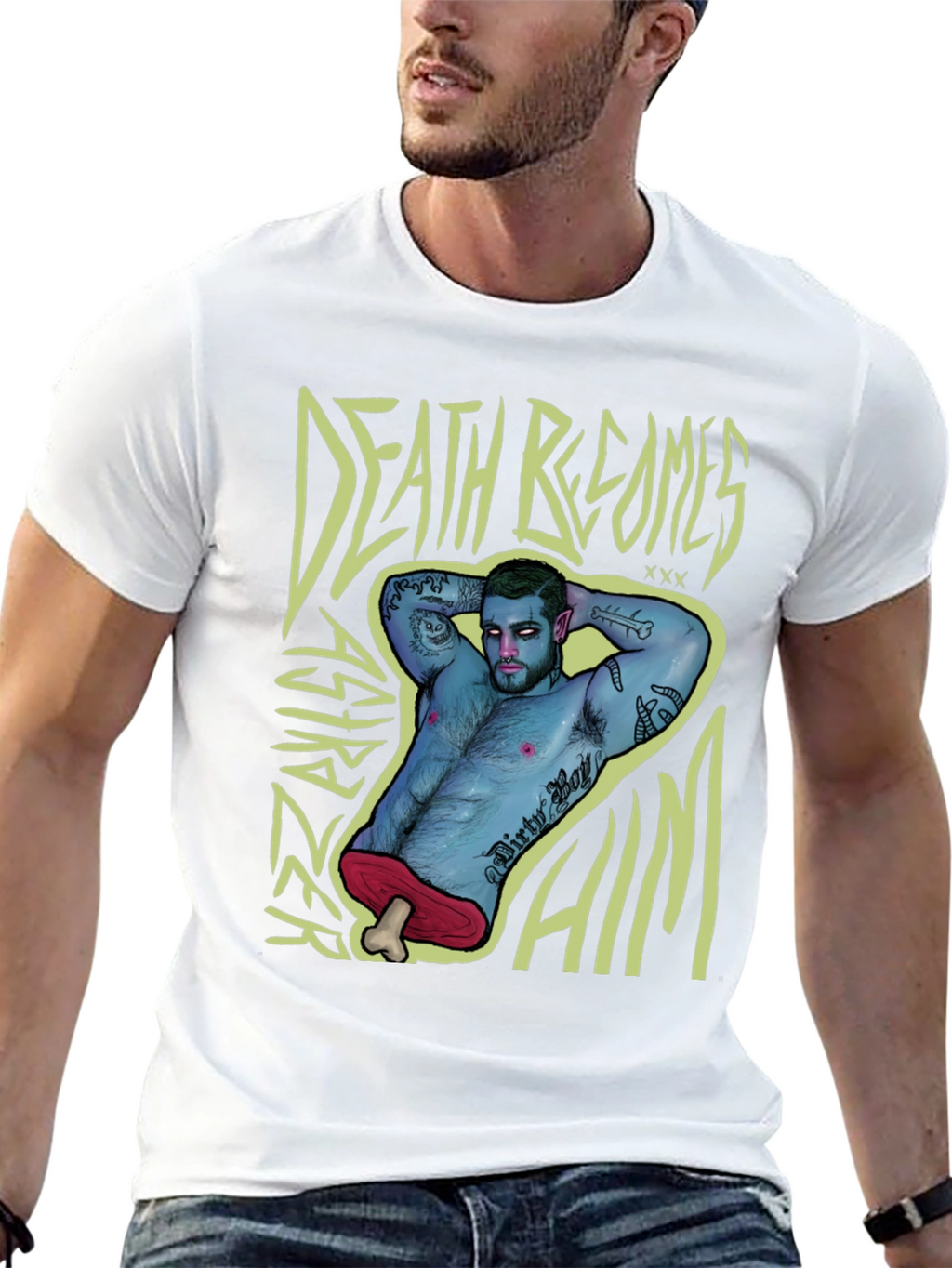 Death Becomes Him Graphic T-Shirt