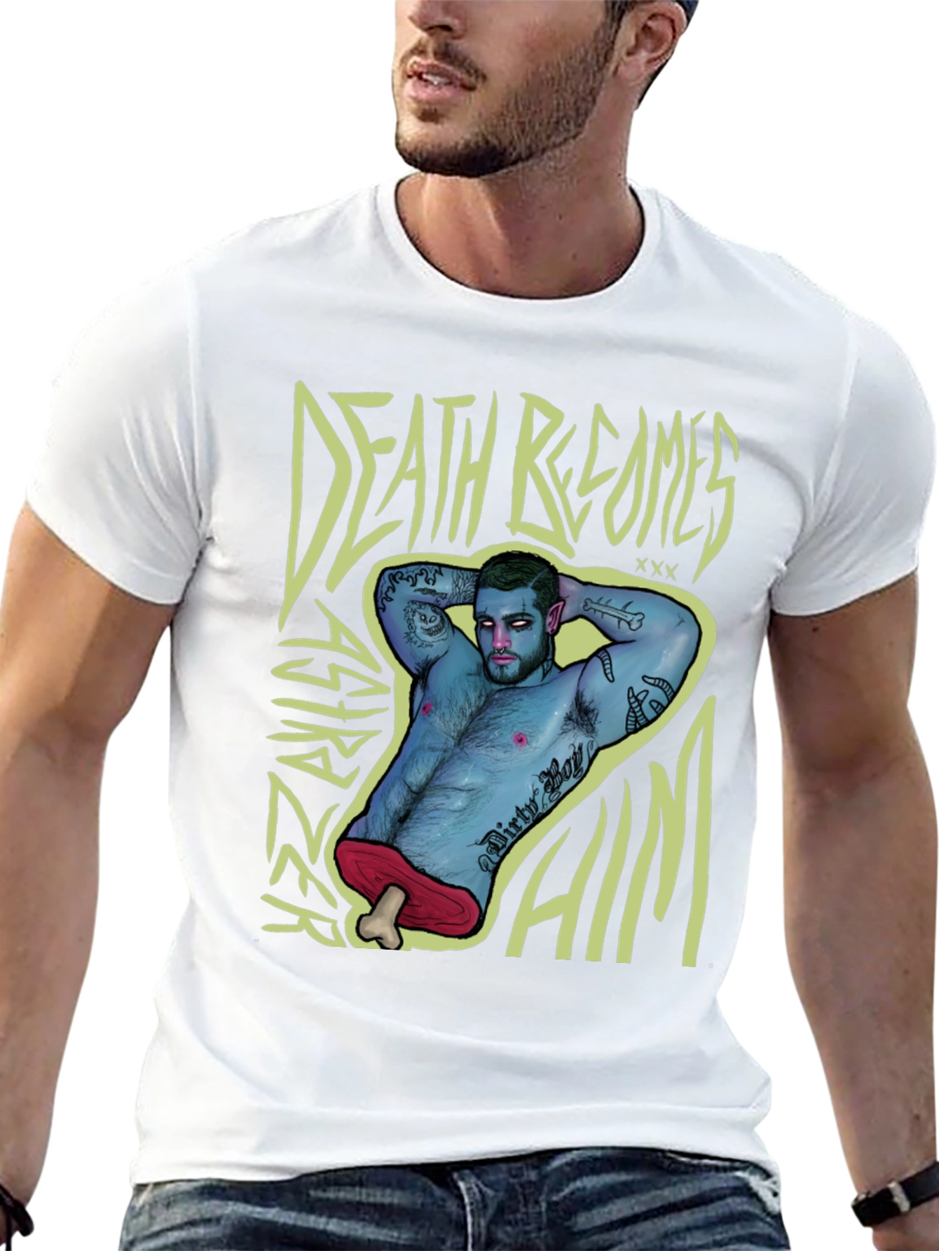 Death Becomes Him Graphic T-Shirt