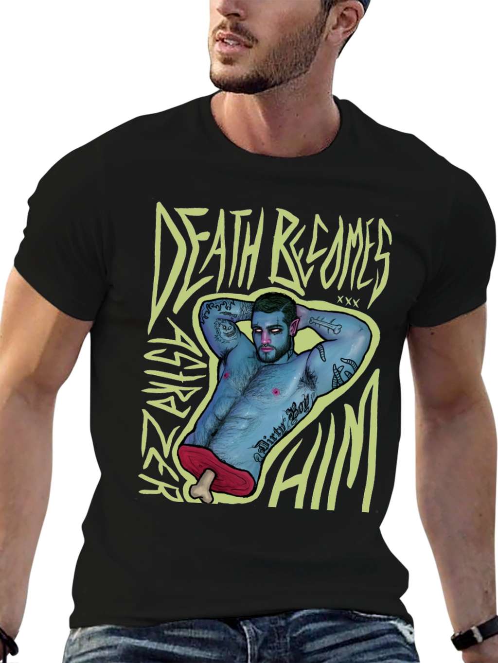 Death Becomes Him Graphic T-Shirt
