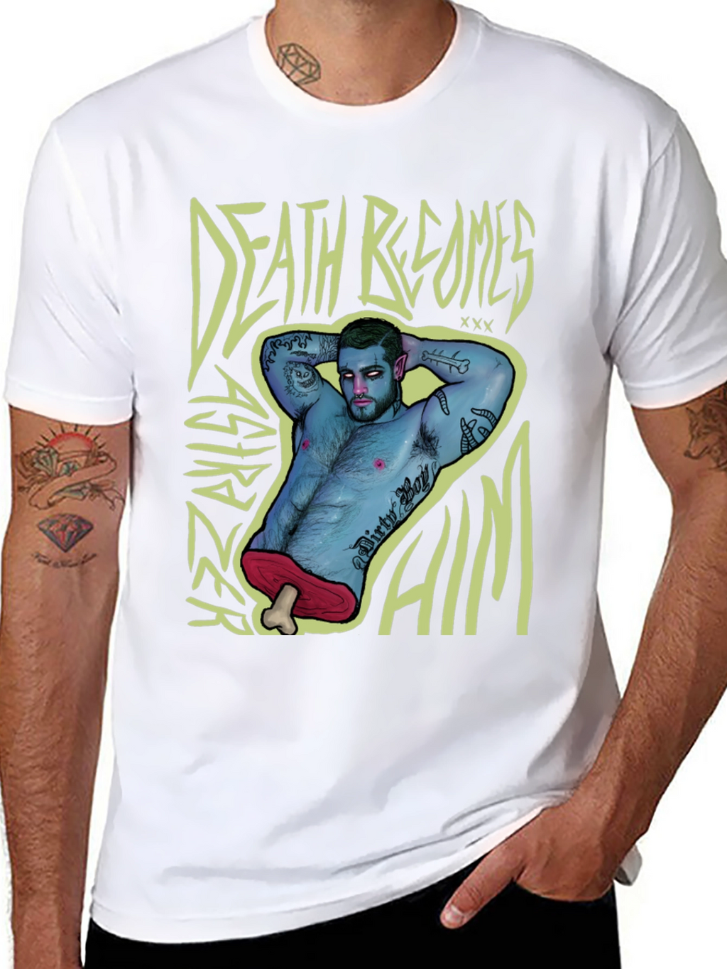 Death Becomes Him Graphic T-Shirt