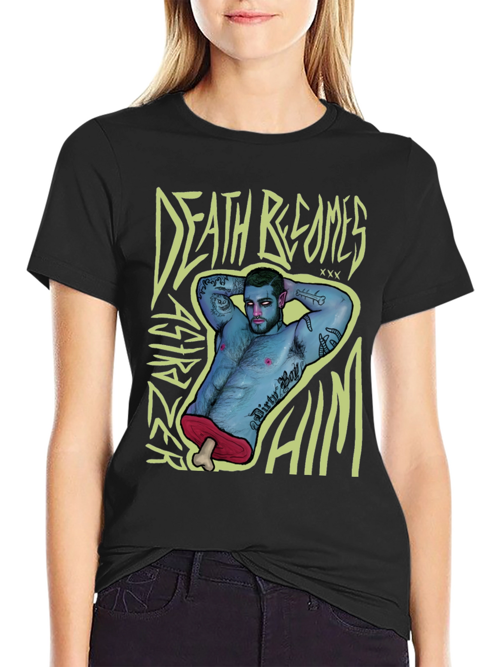 Death Becomes Him Graphic T-Shirt