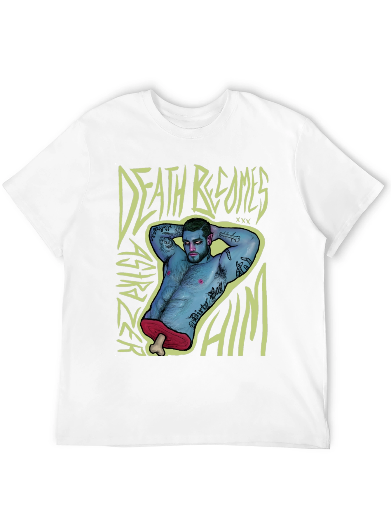 Death Becomes Him Graphic T-Shirt