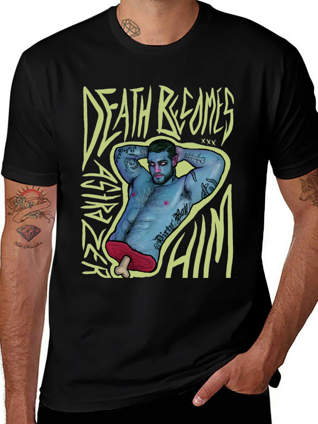 Death Becomes Him Graphic T-Shirt