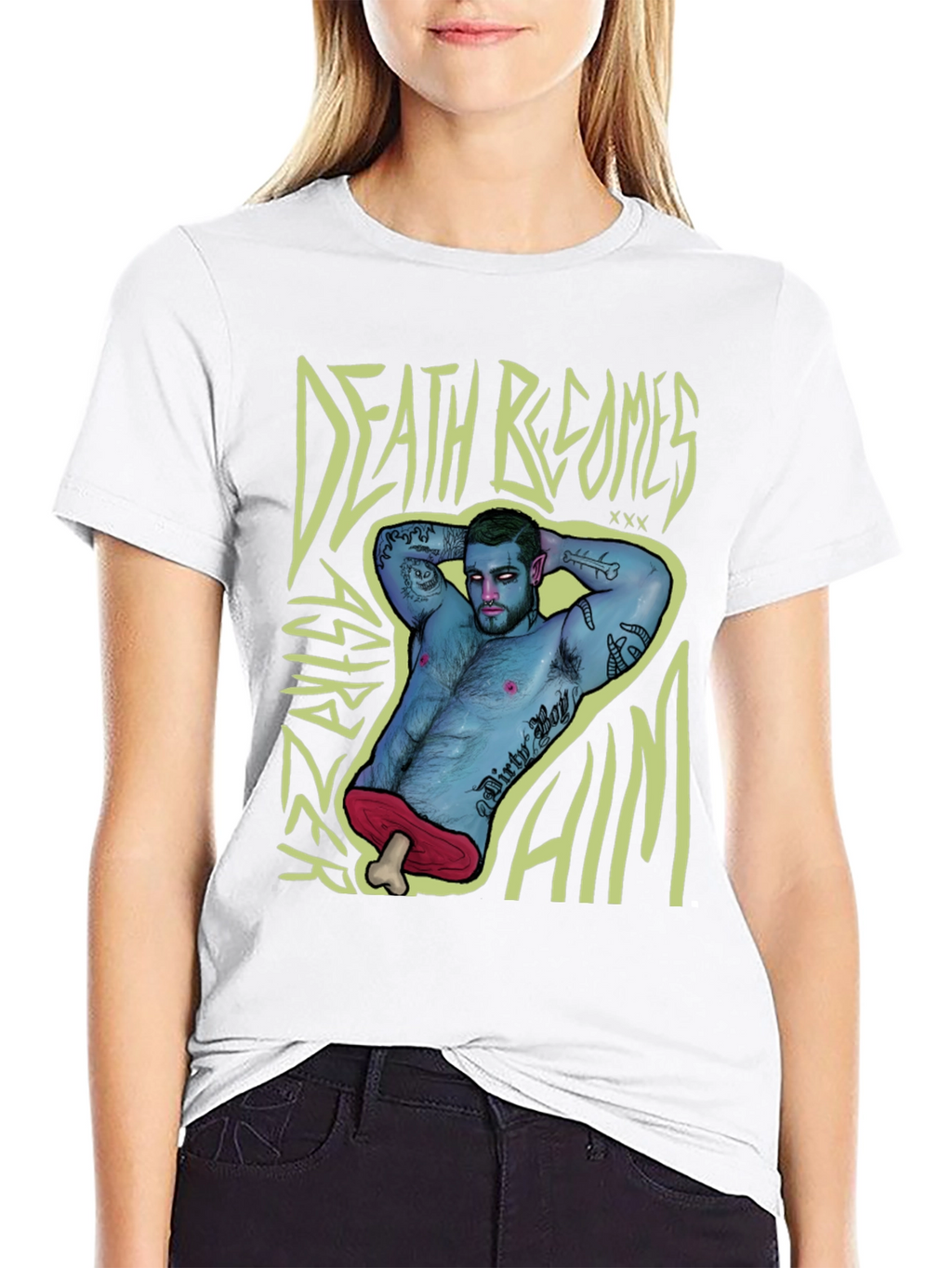 Death Becomes Him Graphic T-Shirt