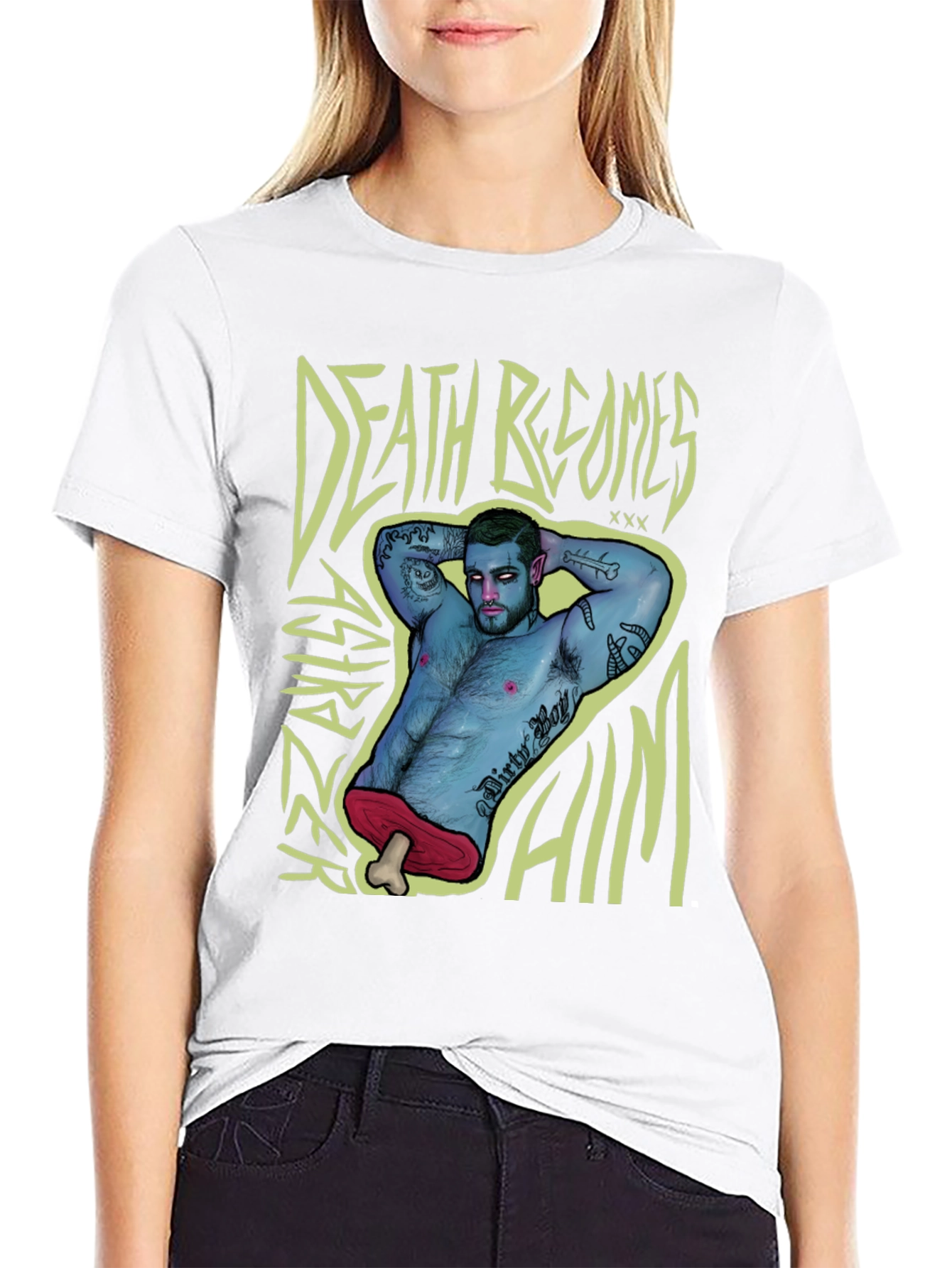 Death Becomes Him Graphic T-Shirt
