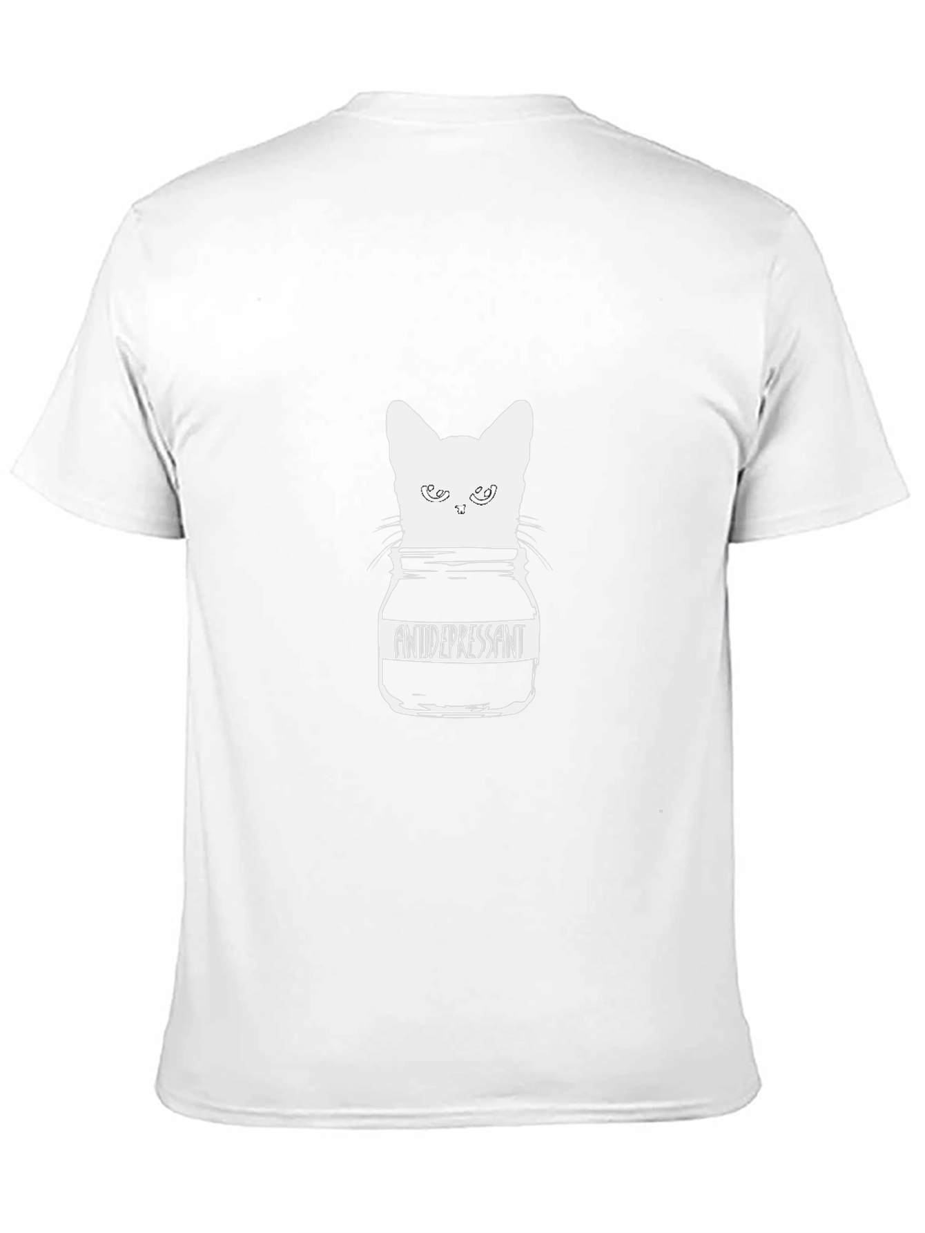 Antidepressant Cat T-Shirt - Funny Graphic Tee