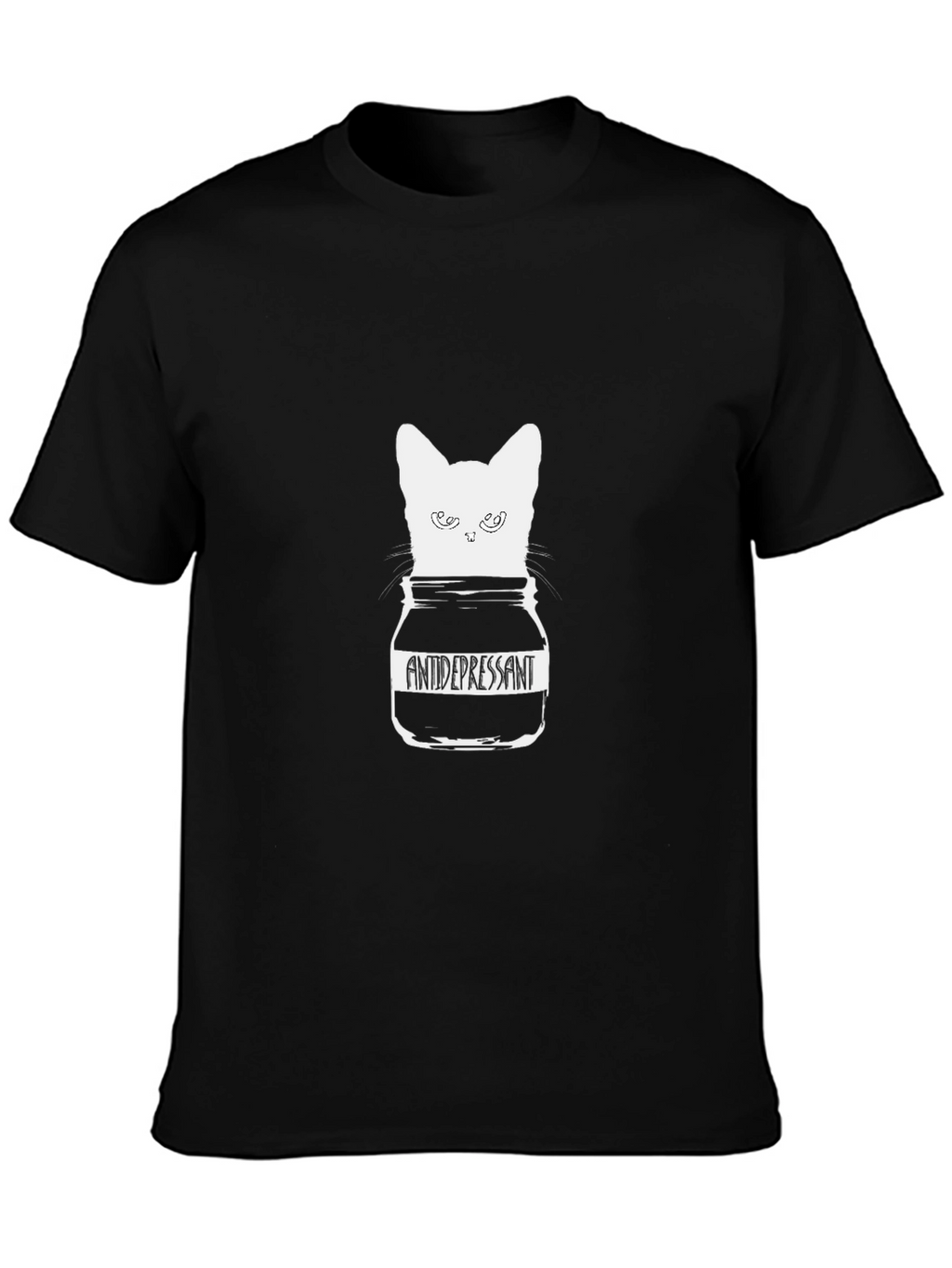 Antidepressant Cat T-Shirt - Funny Graphic Tee