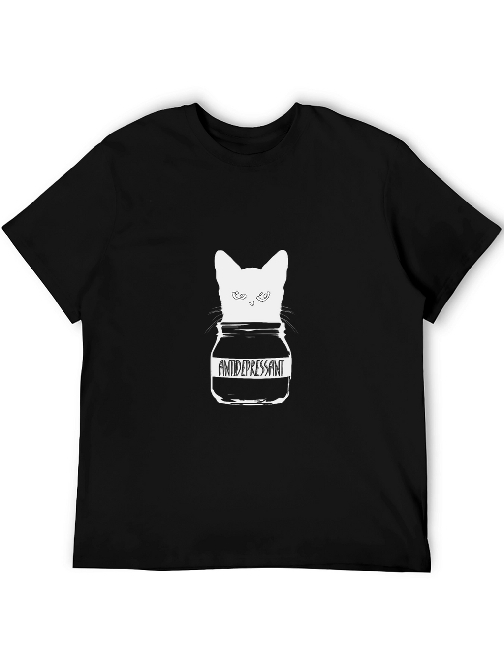 Antidepressant Cat T-Shirt - Funny Graphic Tee
