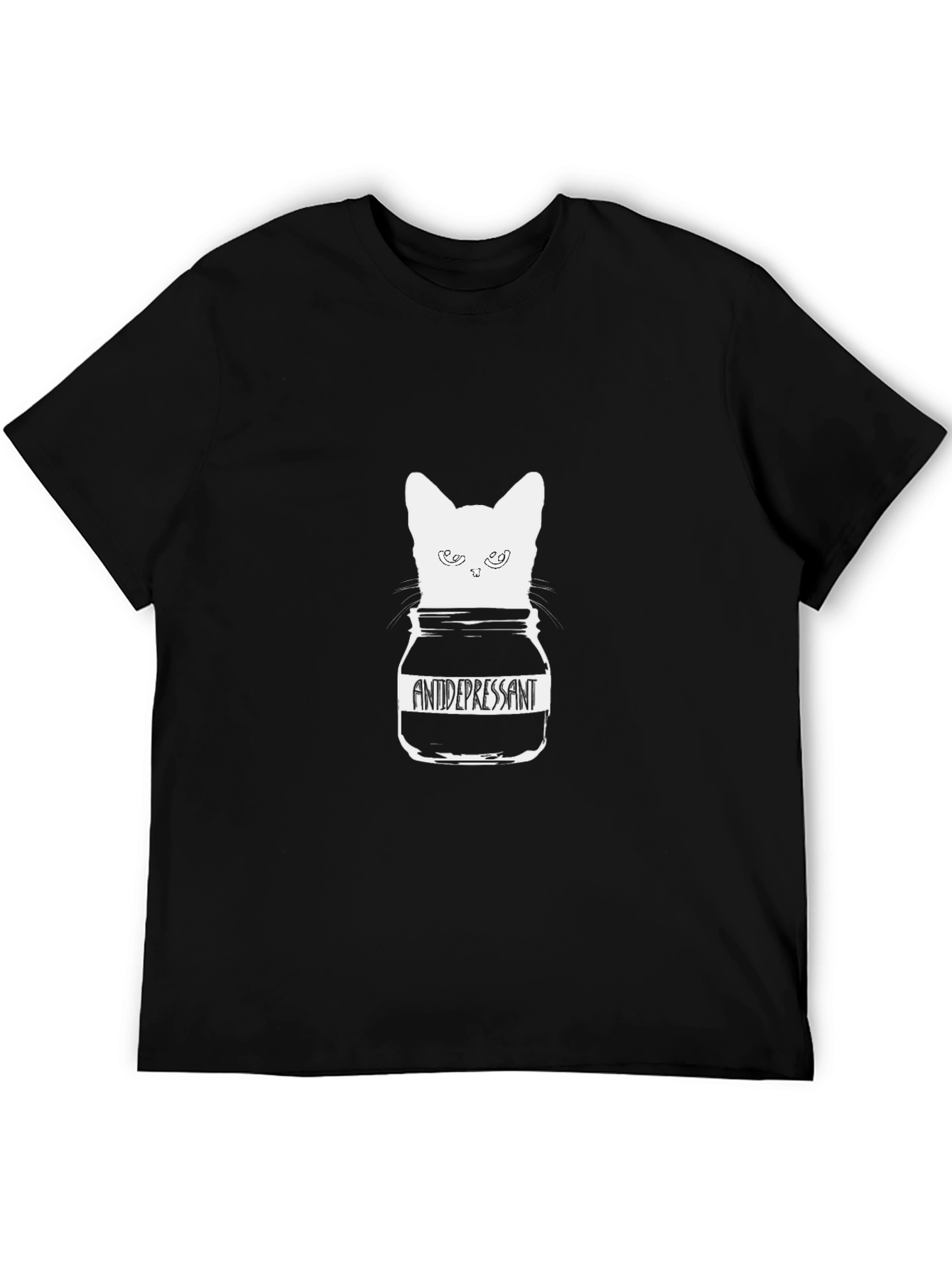 Antidepressant Cat T-Shirt - Funny Graphic Tee