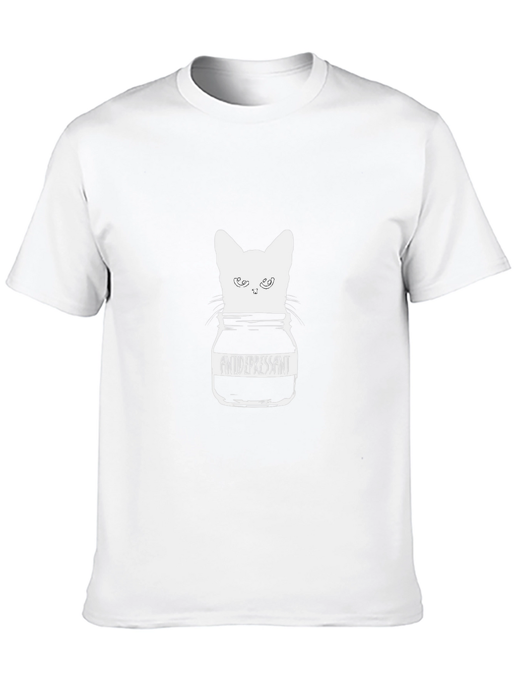 Antidepressant Cat T-Shirt - Funny Graphic Tee