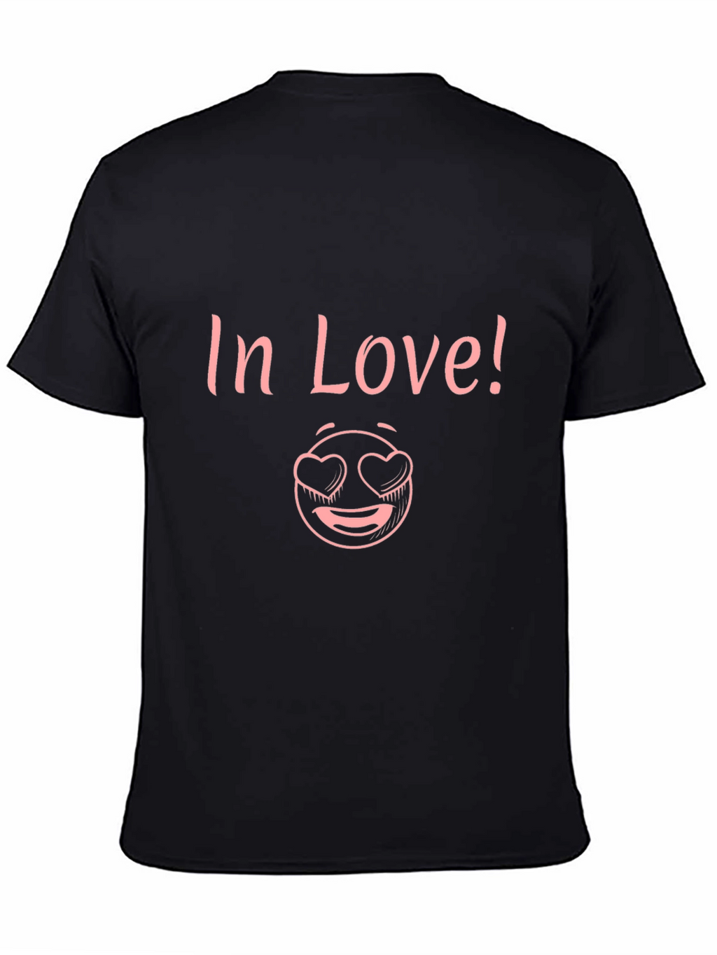 In Love! Graphic T-Shirt - Black Crew Neck Tee