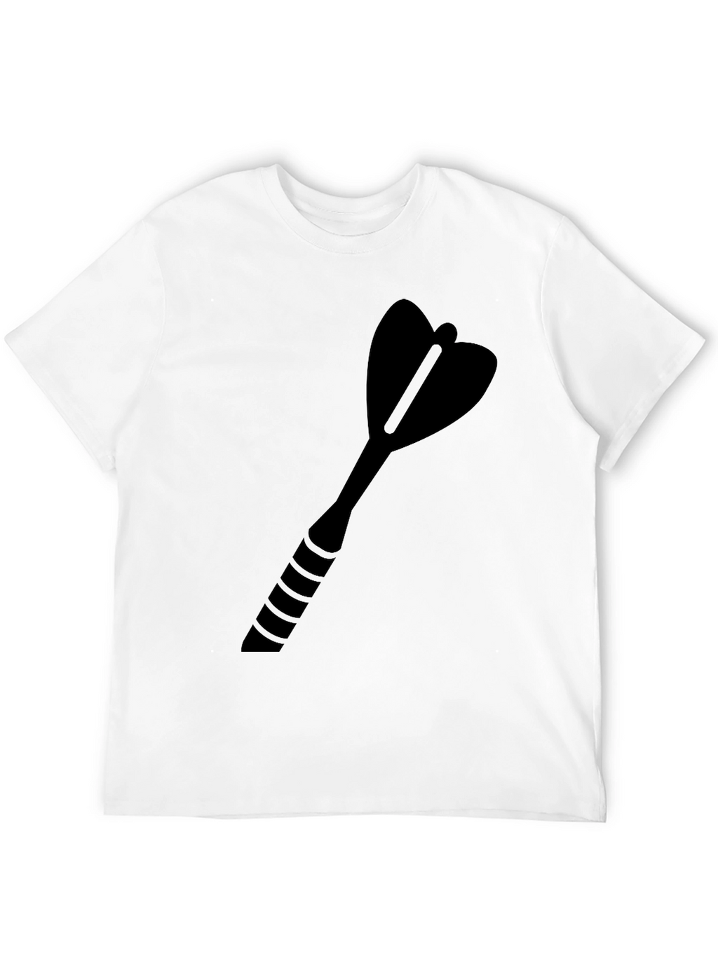 Dart Graphic Black Tee - Casual Comfort