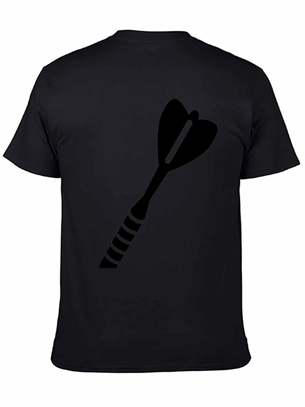 Dart Graphic Black Tee - Casual Comfort