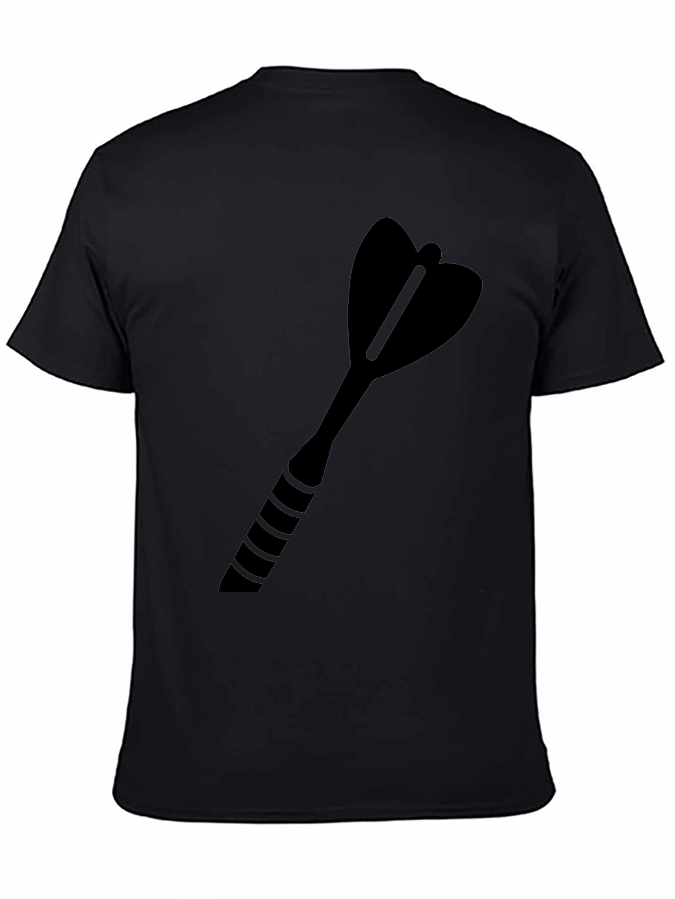 Dart Graphic Black Tee - Casual Comfort
