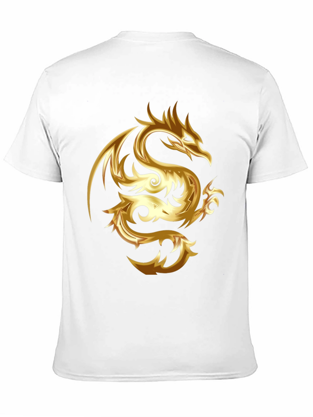 Golden Dragon Graphic Tee - Stylish & Bold