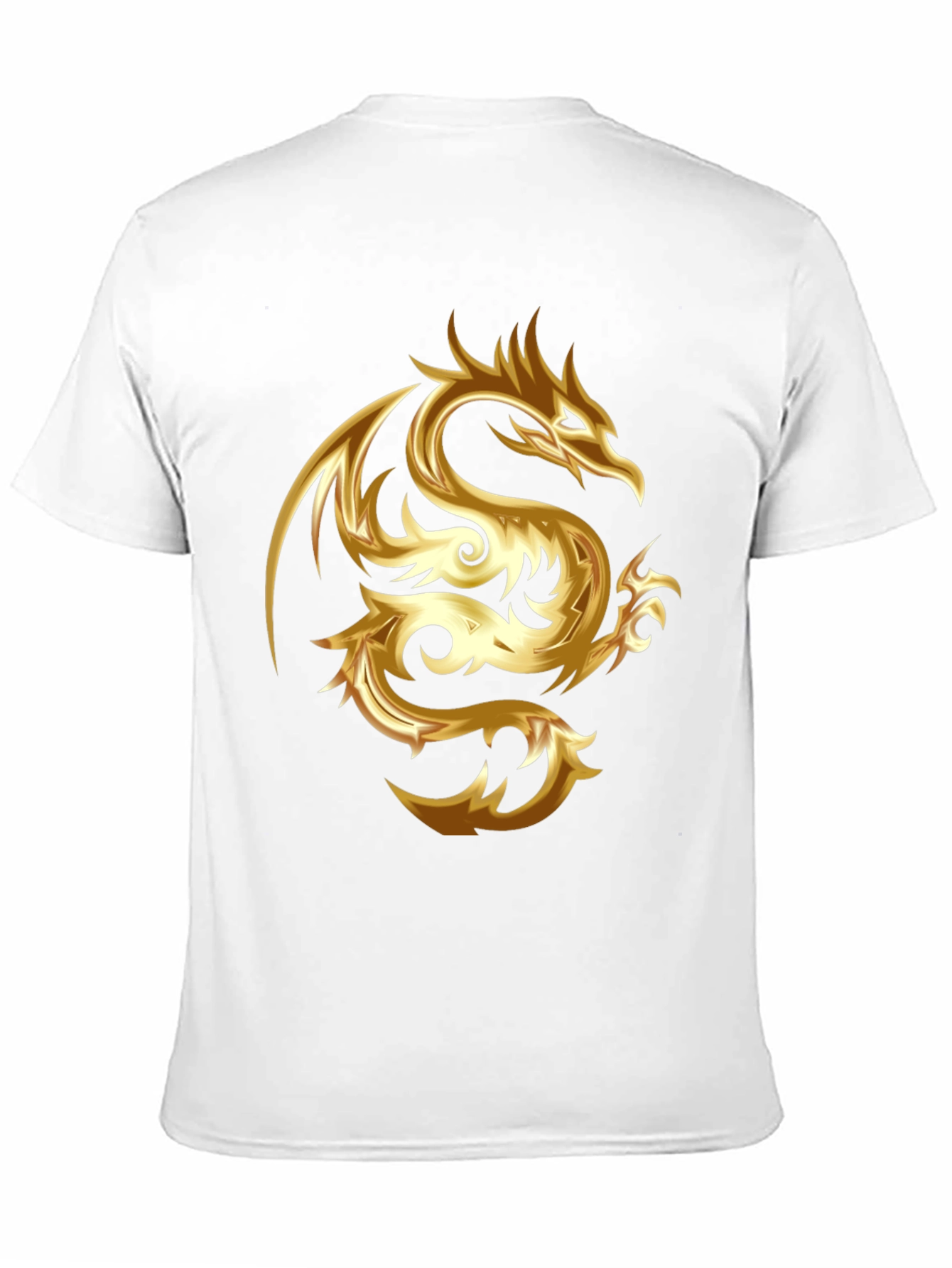Golden Dragon Graphic Tee - Stylish & Bold