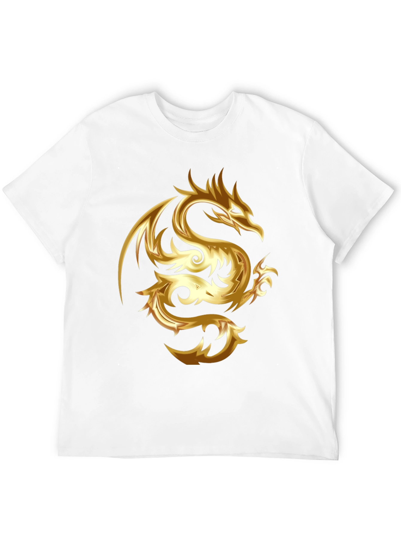 Golden Dragon Graphic Tee - Stylish & Bold