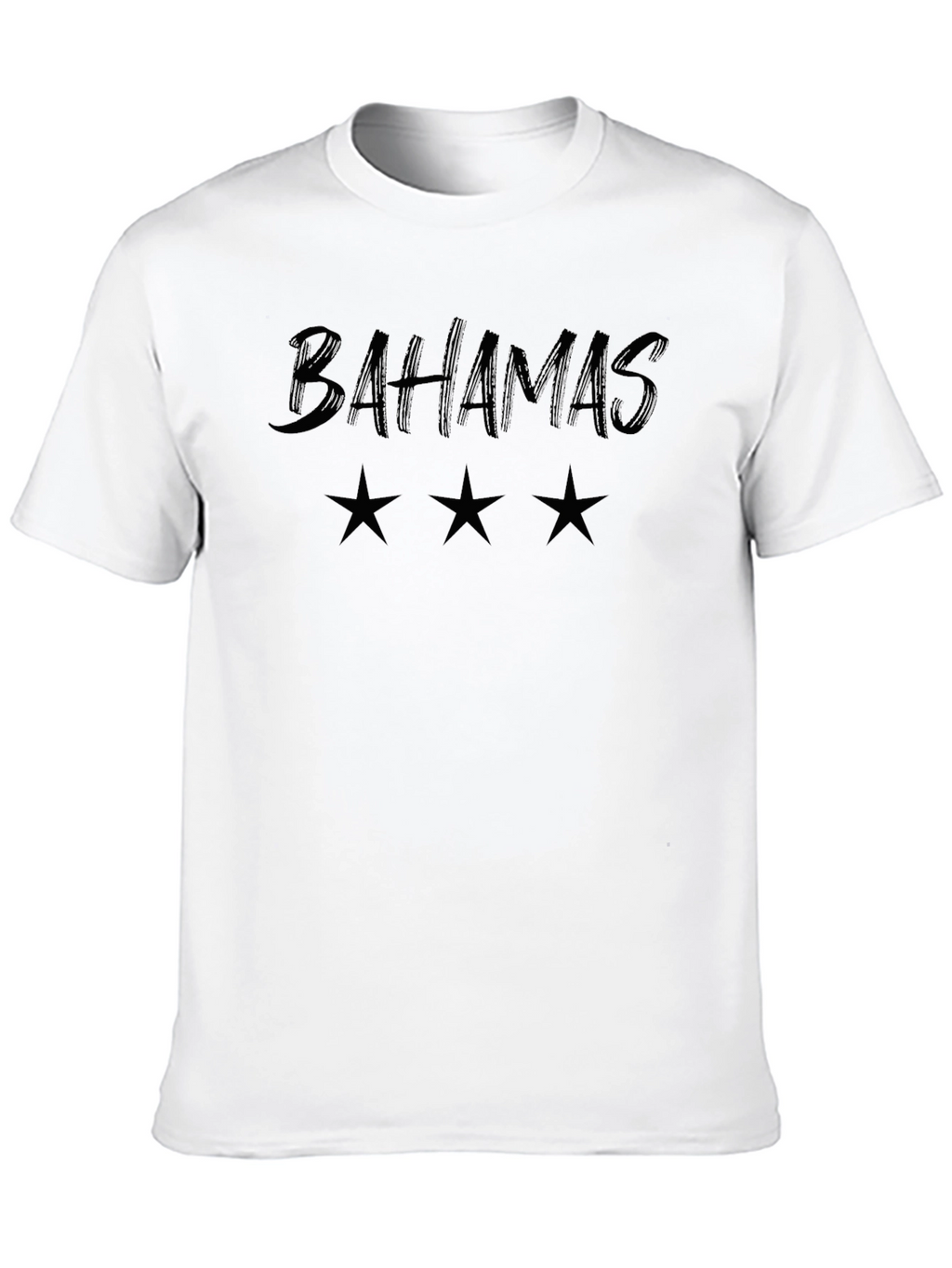 Bahamas Graphic T-Shirt - Black Cotton Tee