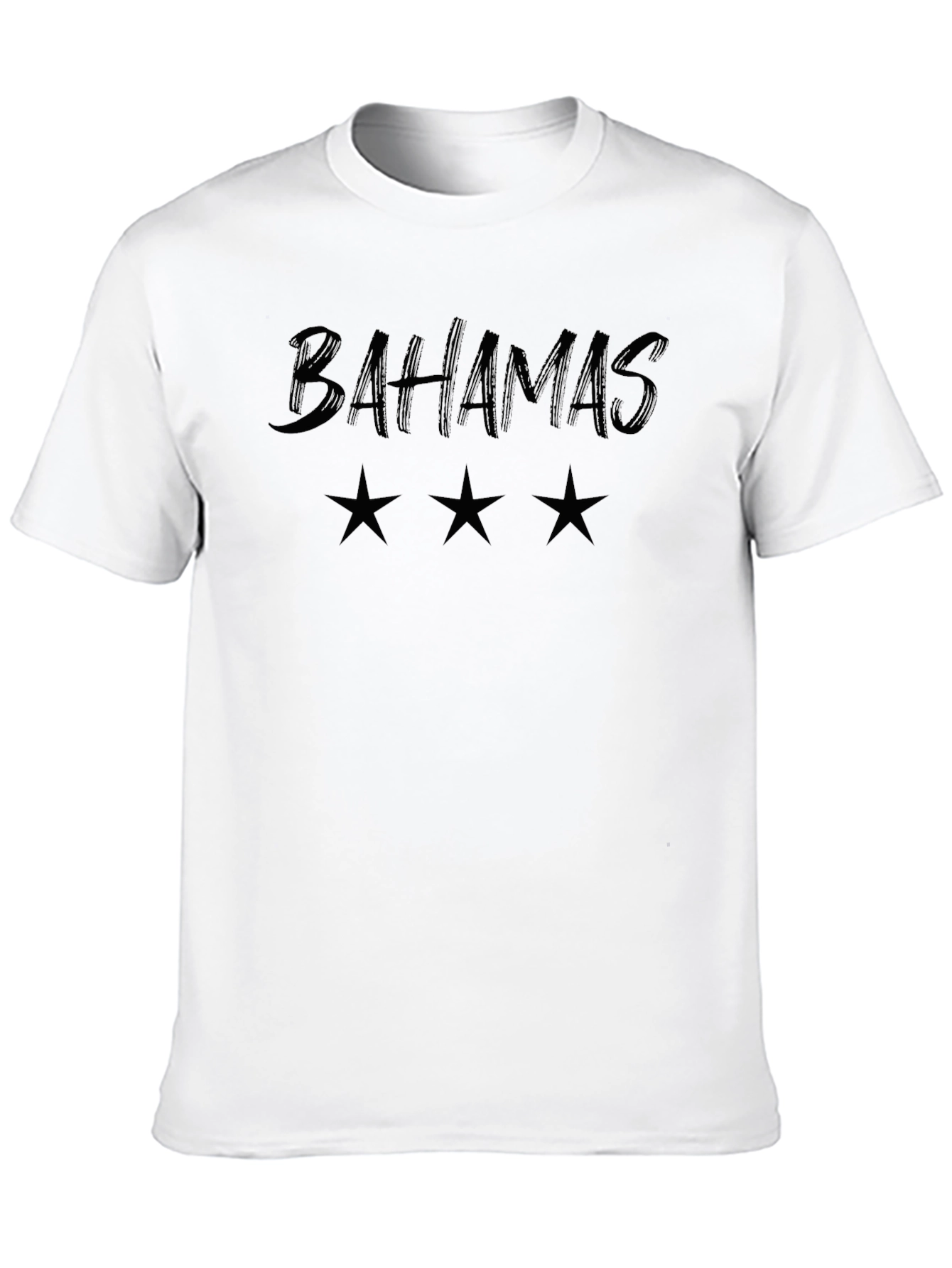 Bahamas Graphic T-Shirt - Black Cotton Tee