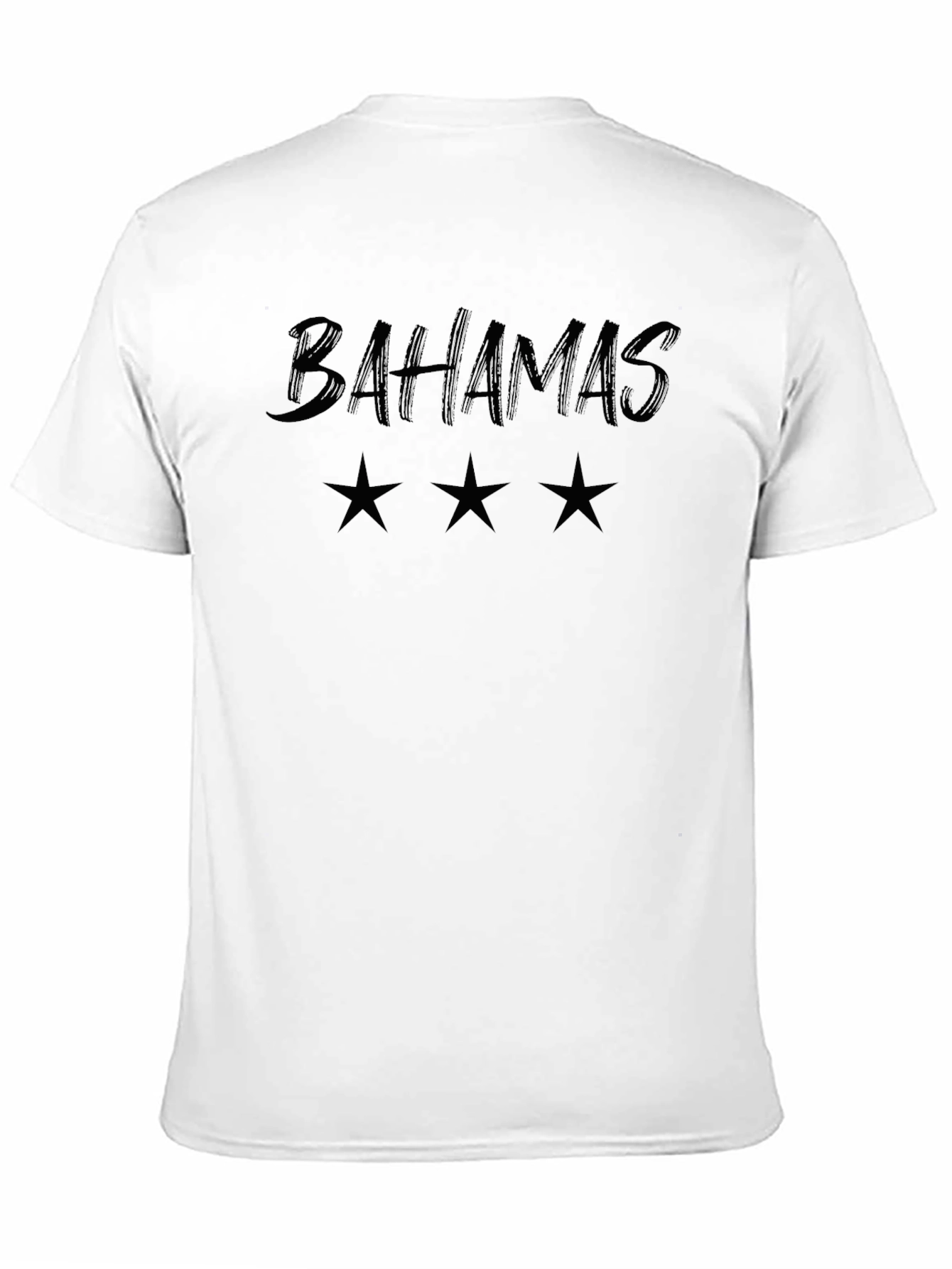 Bahamas Graphic T-Shirt - Black Cotton Tee