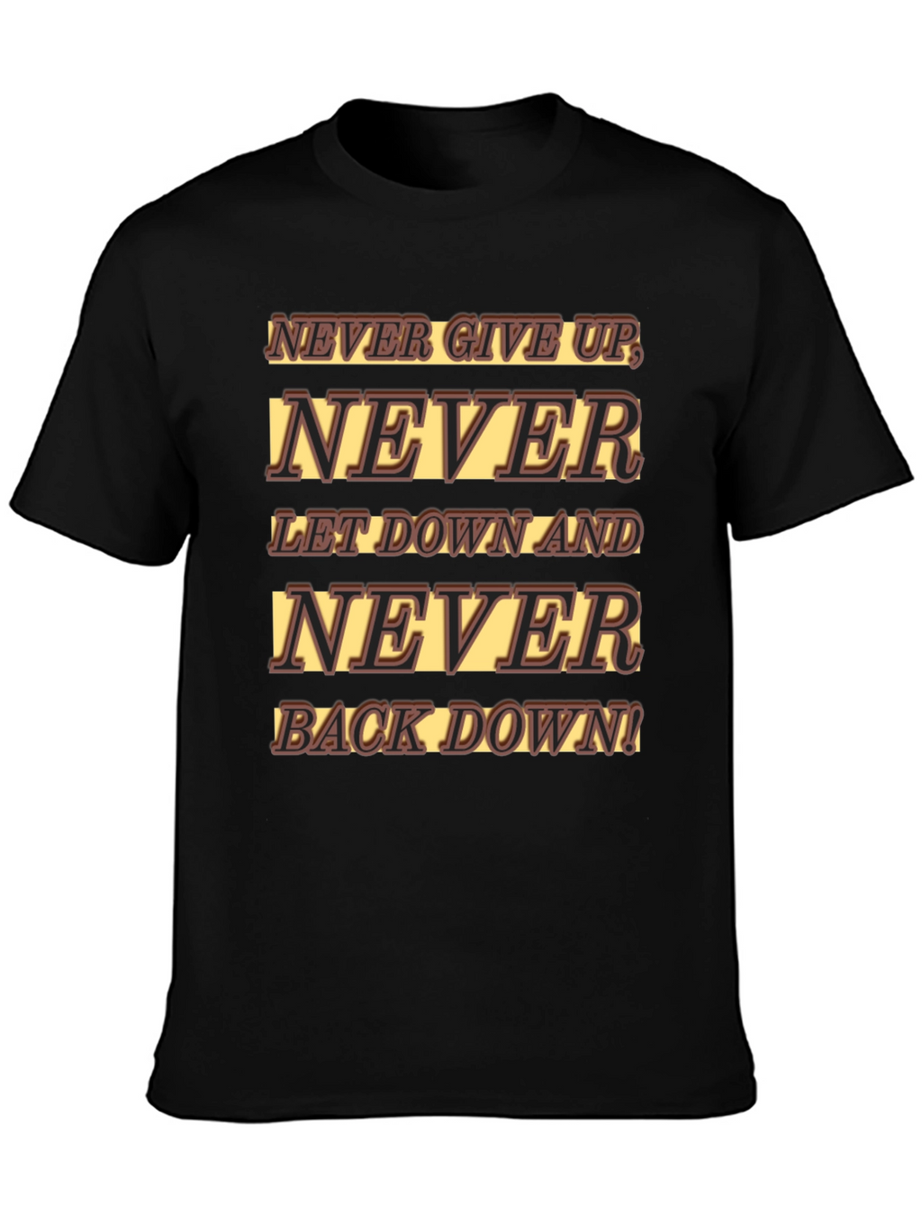 Never Give Up Graphic T-Shirt