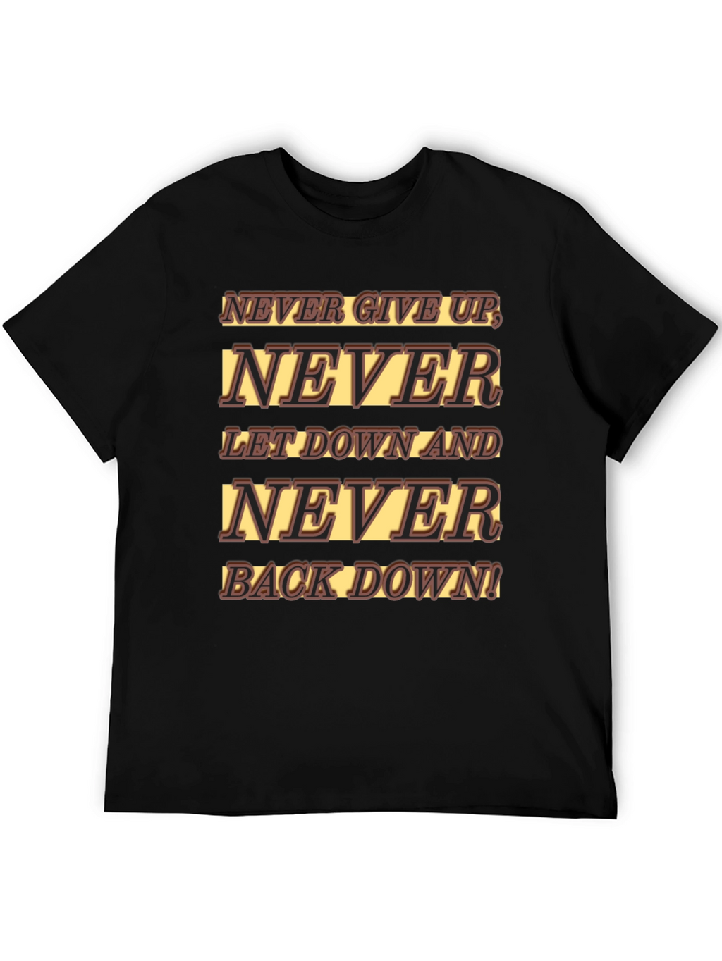Never Give Up Graphic T-Shirt