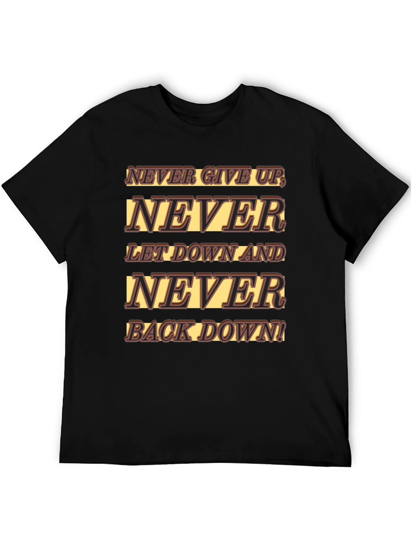 Never Give Up Graphic T-Shirt