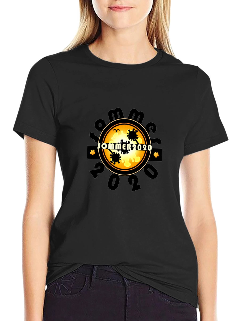 Summer 2020 Graphic Black T-Shirt