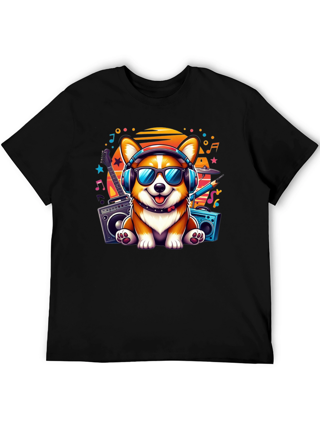 DJ Corgi Graphic Tee