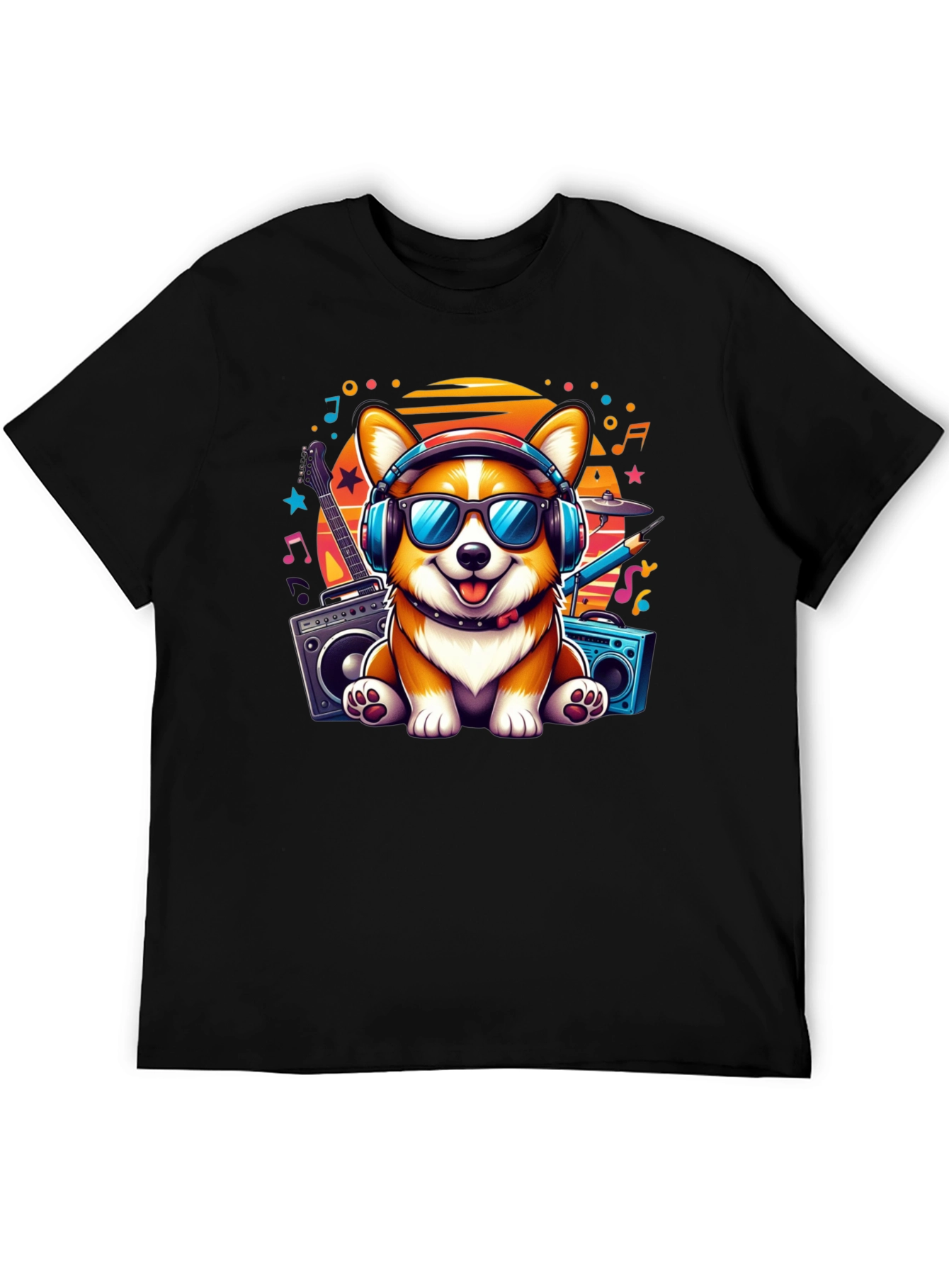 DJ Corgi Graphic Tee