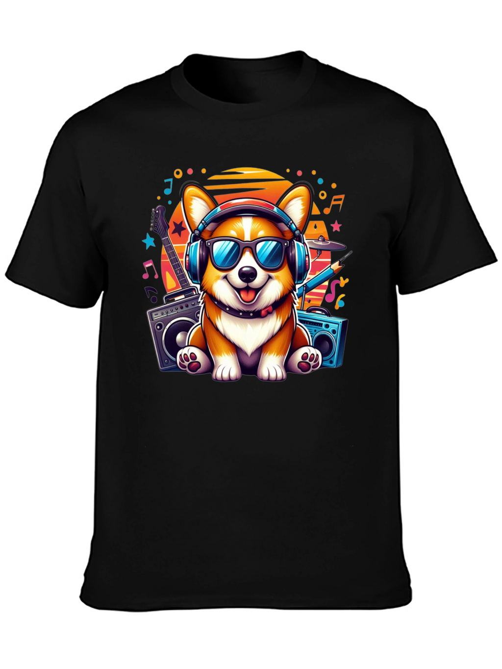DJ Corgi Graphic Tee