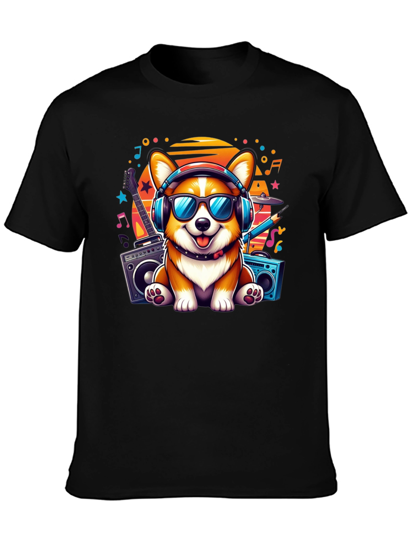DJ Corgi Graphic Tee