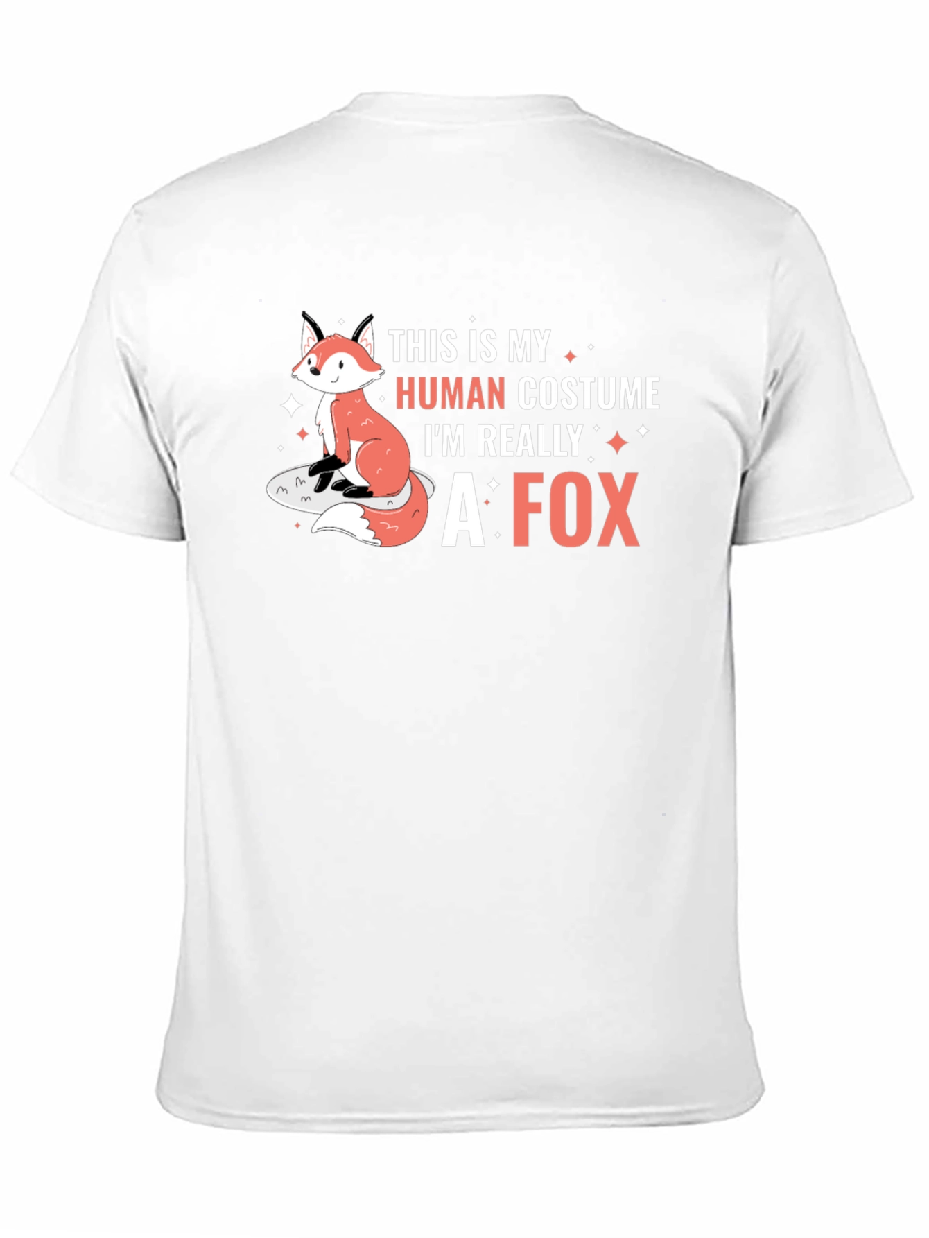 Human Costume Im Really A Fox T-Shirt
