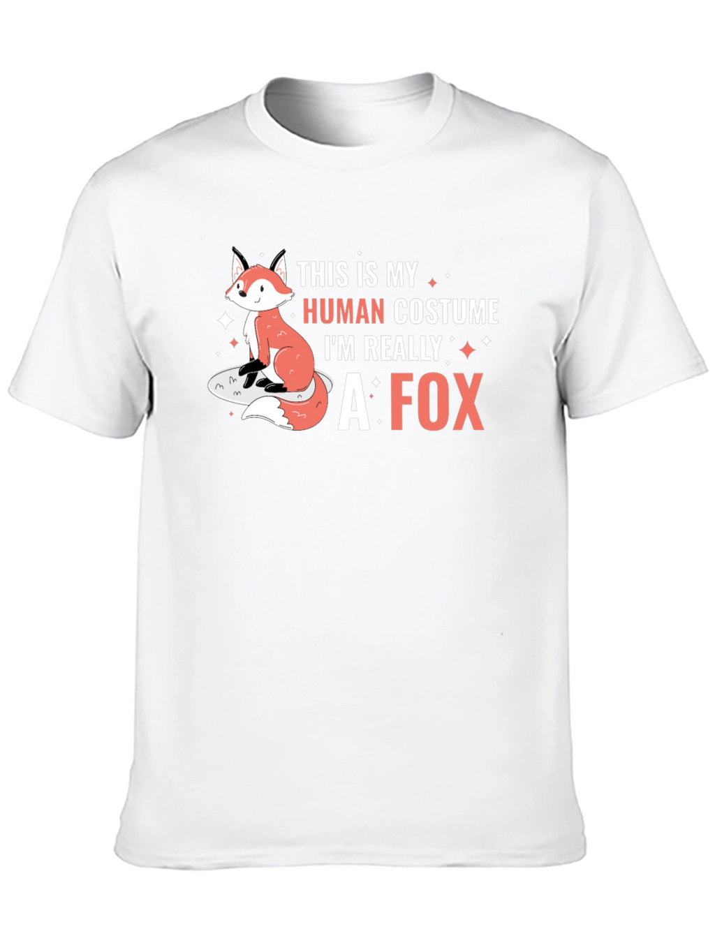 Human Costume Im Really A Fox T-Shirt