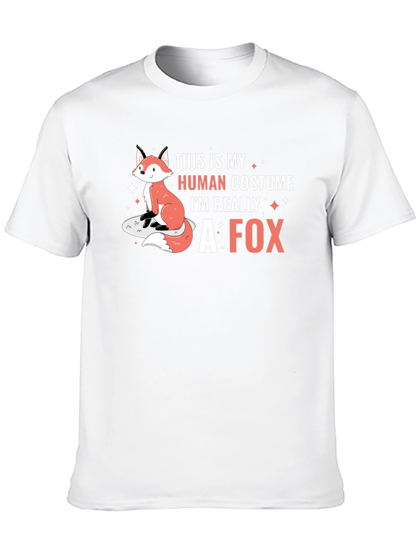 Human Costume Im Really A Fox T-Shirt