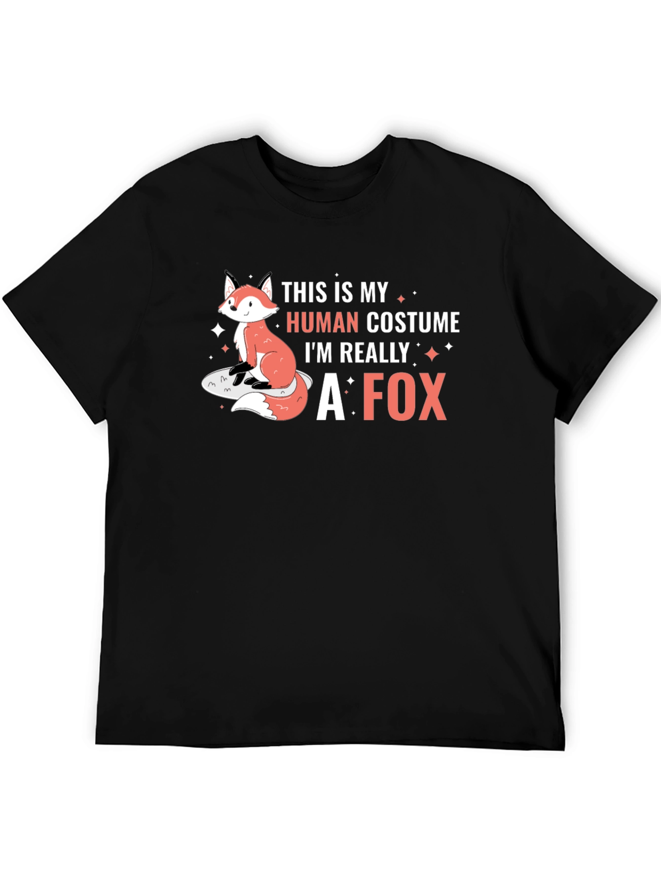 Human Costume Im Really A Fox T-Shirt