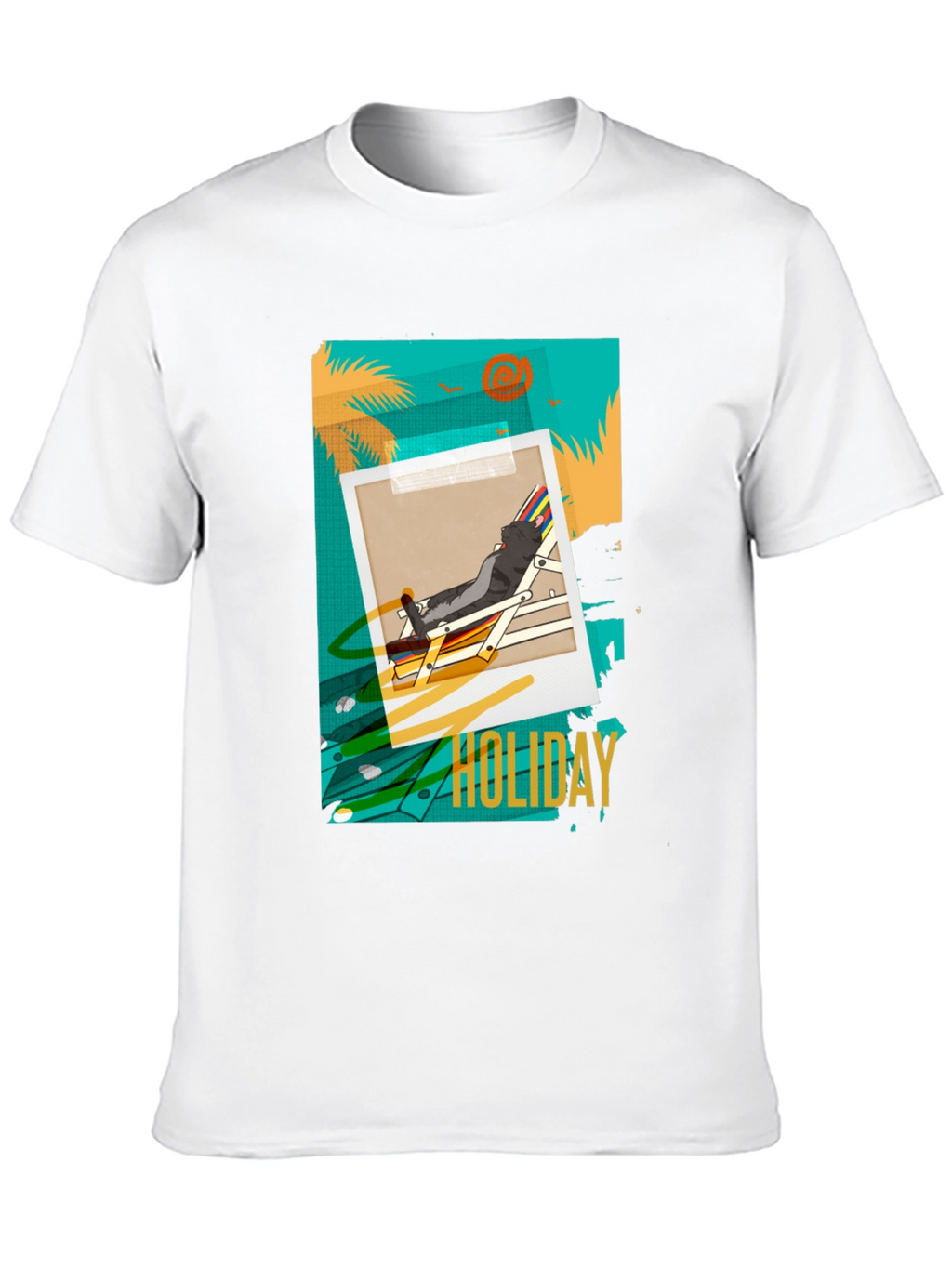 Holiday Graphic T-Shirt - Relaxed Beach Vibes