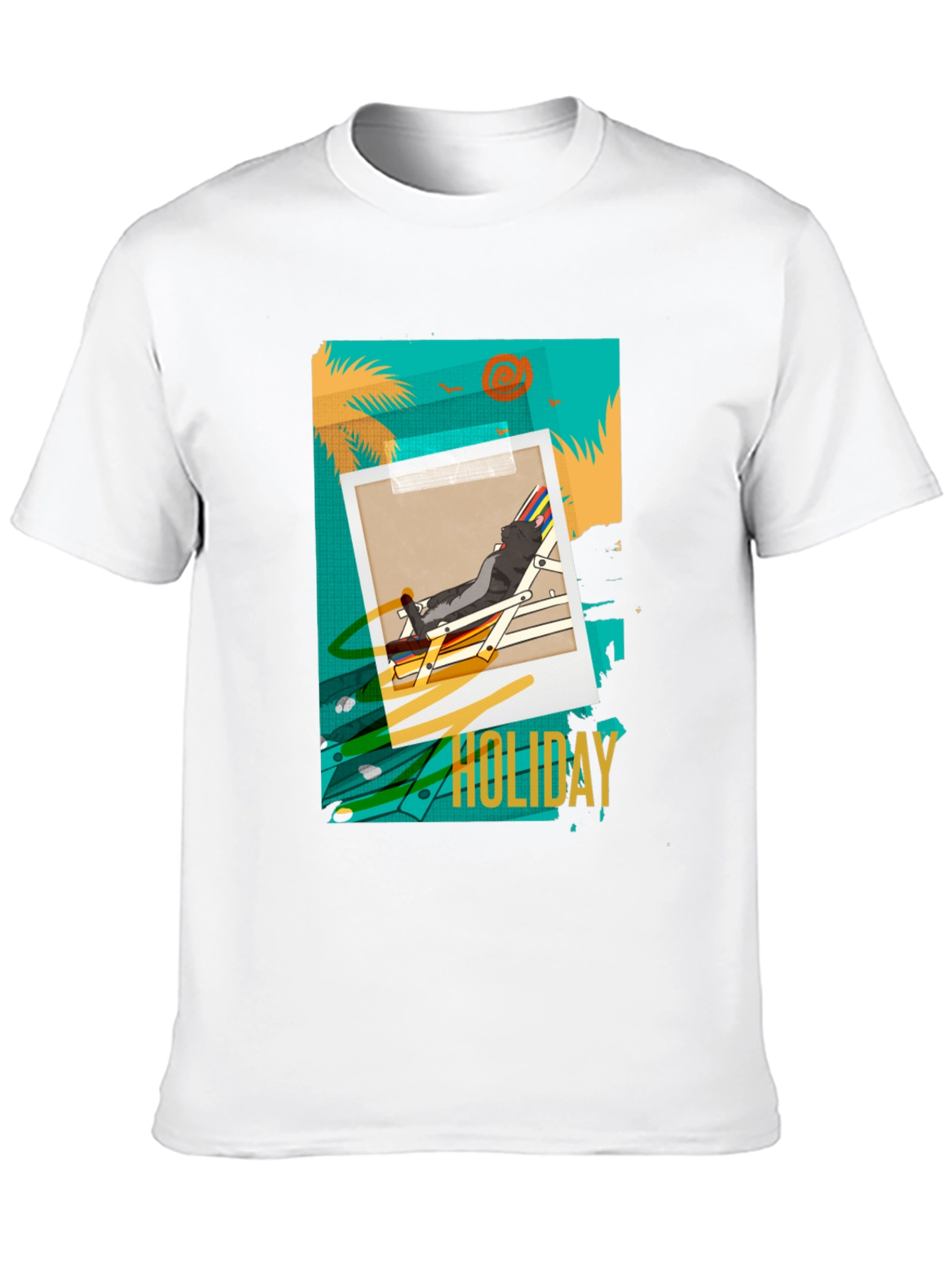 Holiday Graphic T-Shirt - Relaxed Beach Vibes