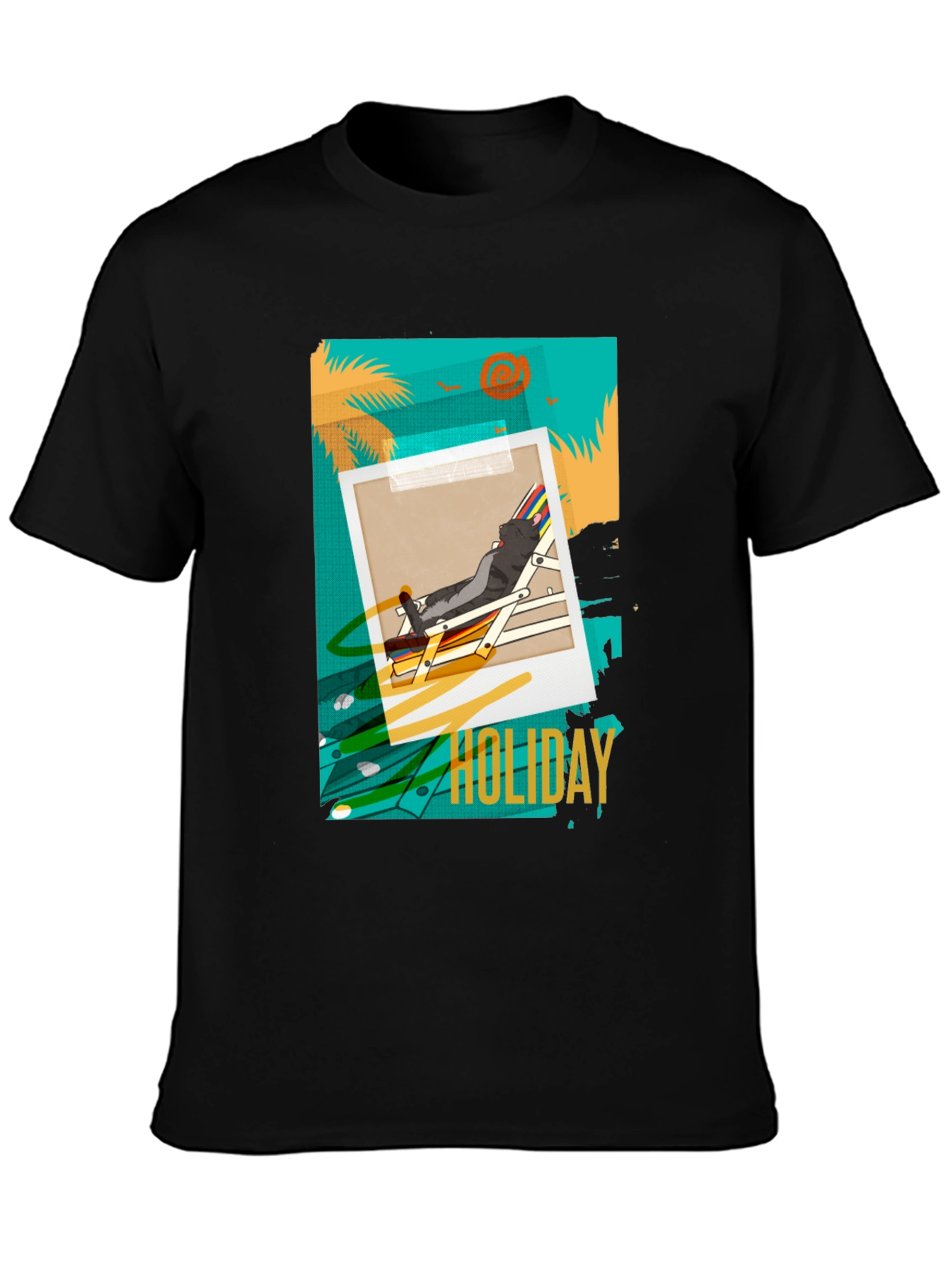 Holiday Graphic T-Shirt - Relaxed Beach Vibes