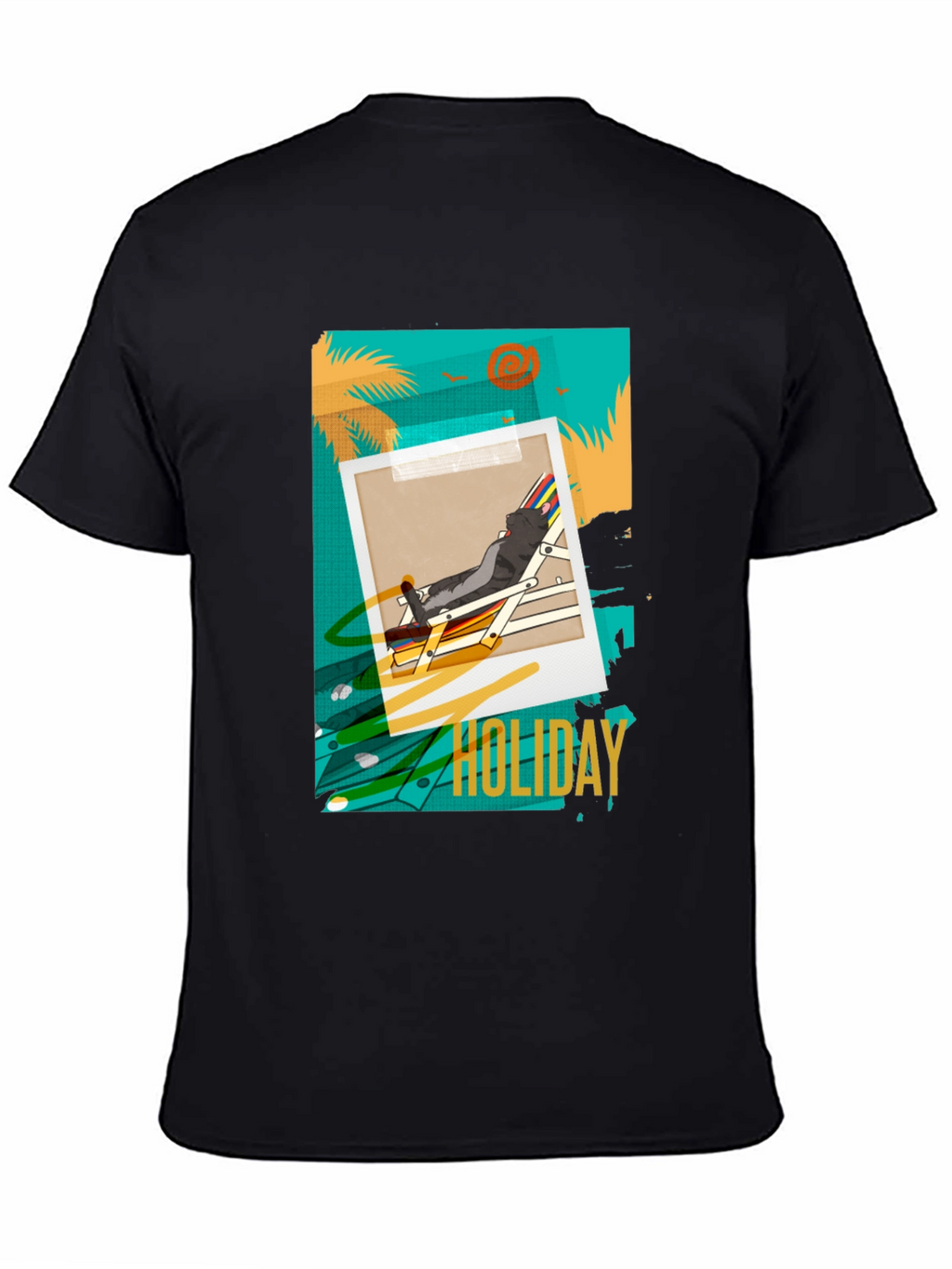 Holiday Graphic T-Shirt - Relaxed Beach Vibes